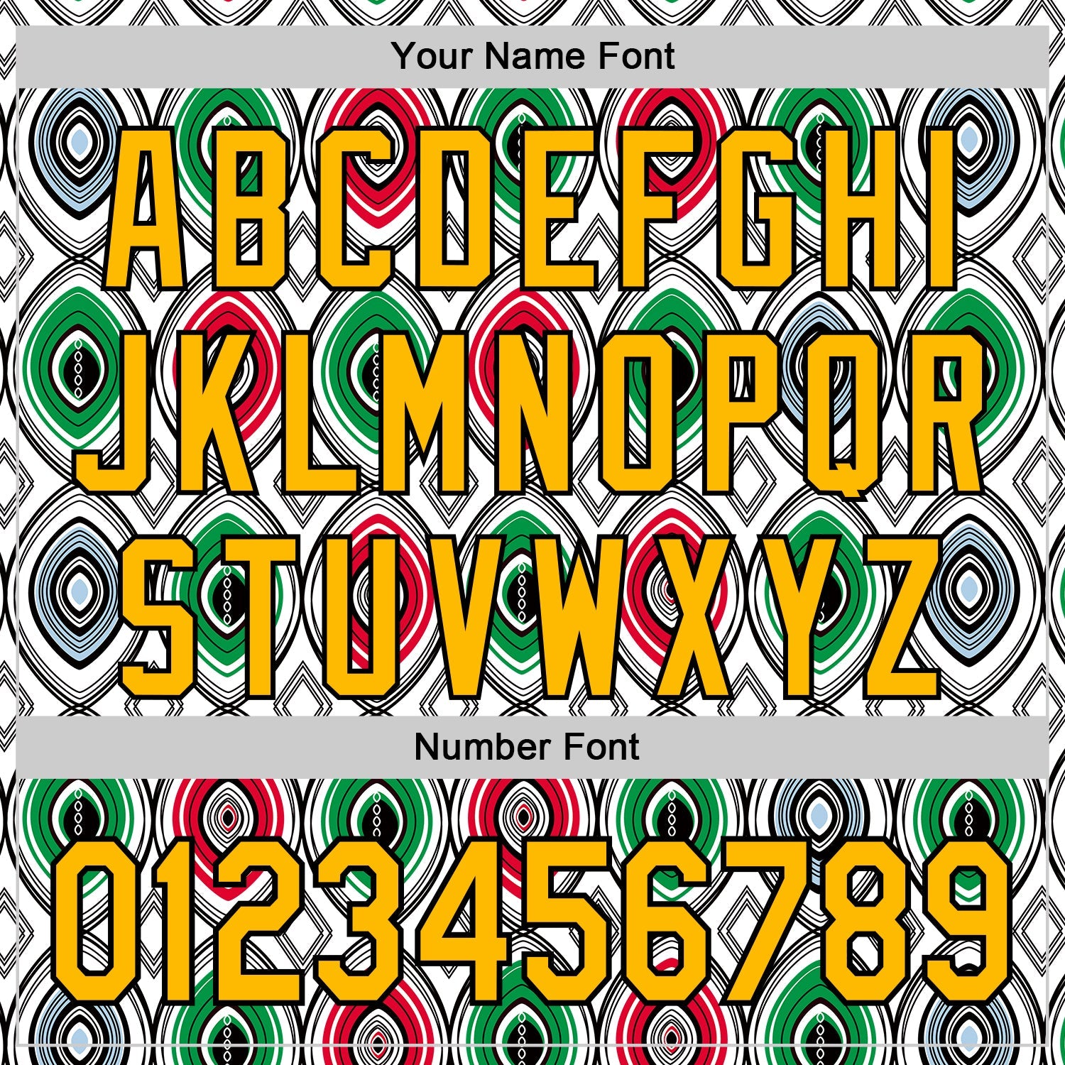 Custom White Gold Red Green-Black 3D Pattern Design Black History Month African Ethnicity Style Authentic Baseball Jersey view 5