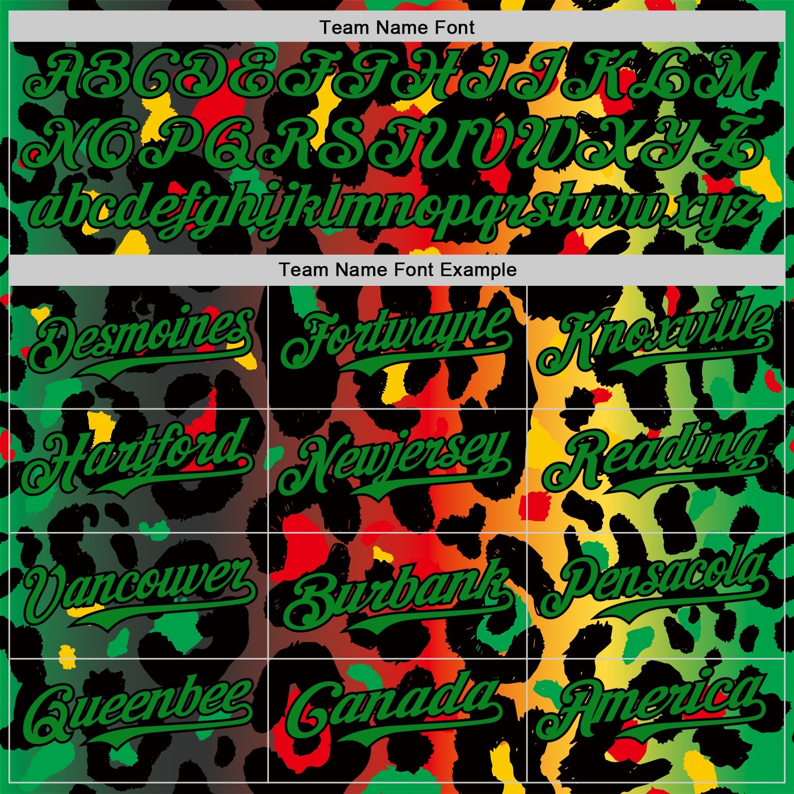 Custom Black Grass Green Yellow-Red 3D Pattern Design Black History Month African Ethnicity Style Animal Print Authentic Baseball Jersey view 4