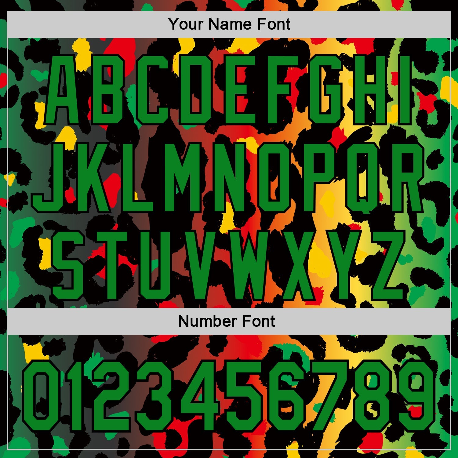 Custom Black Grass Green Yellow-Red 3D Pattern Design Black History Month African Ethnicity Style Animal Print Authentic Baseball Jersey view 5