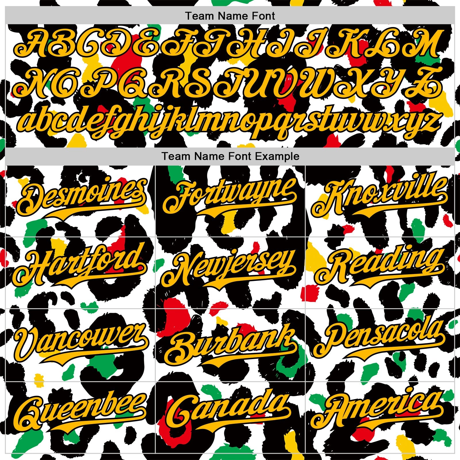 Custom White Gold Black Green-Red 3D Pattern Design Black History Month Animal Print Authentic Baseball Jersey view 4