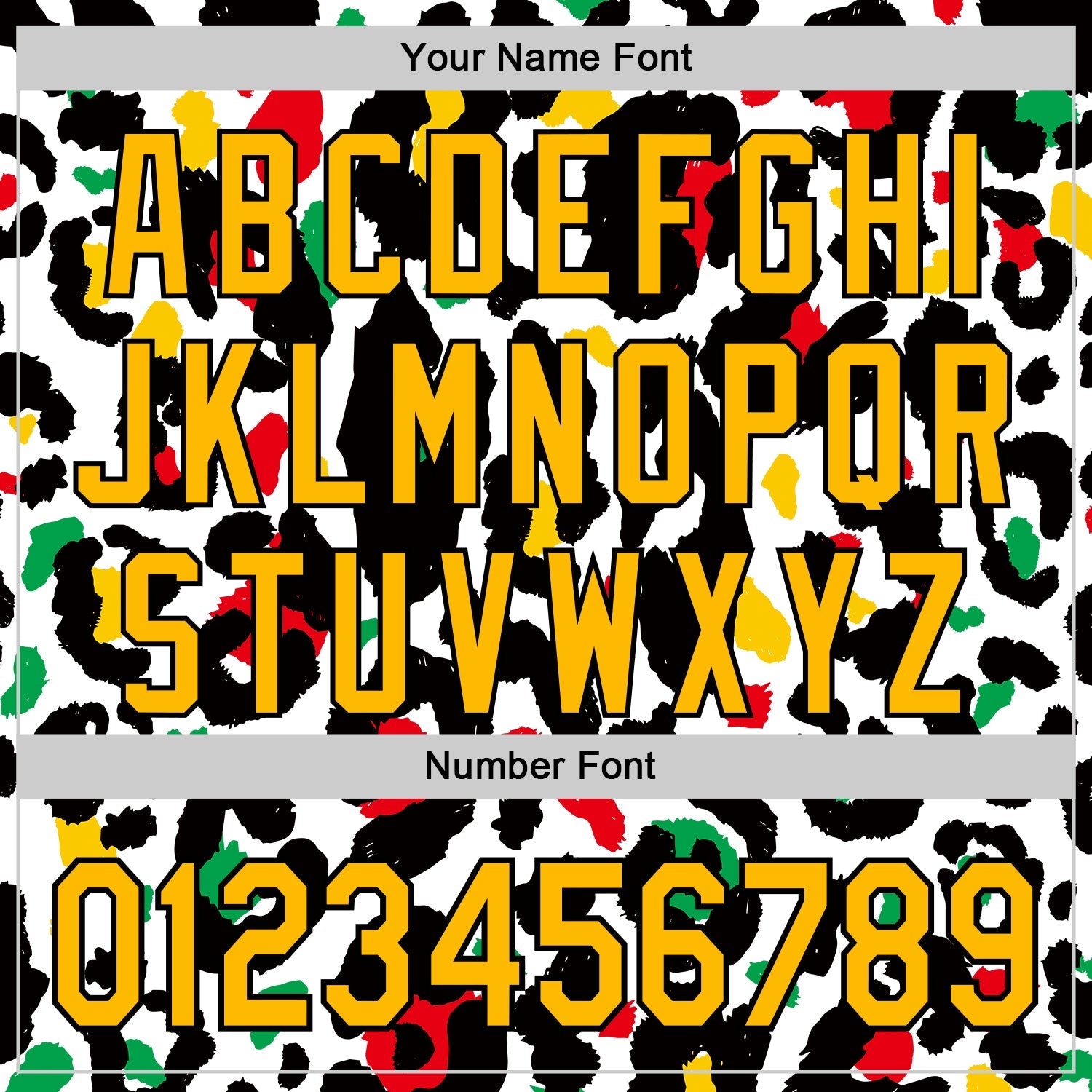 Custom White Gold Black Green-Red 3D Pattern Design Black History Month Animal Print Authentic Baseball Jersey view 5