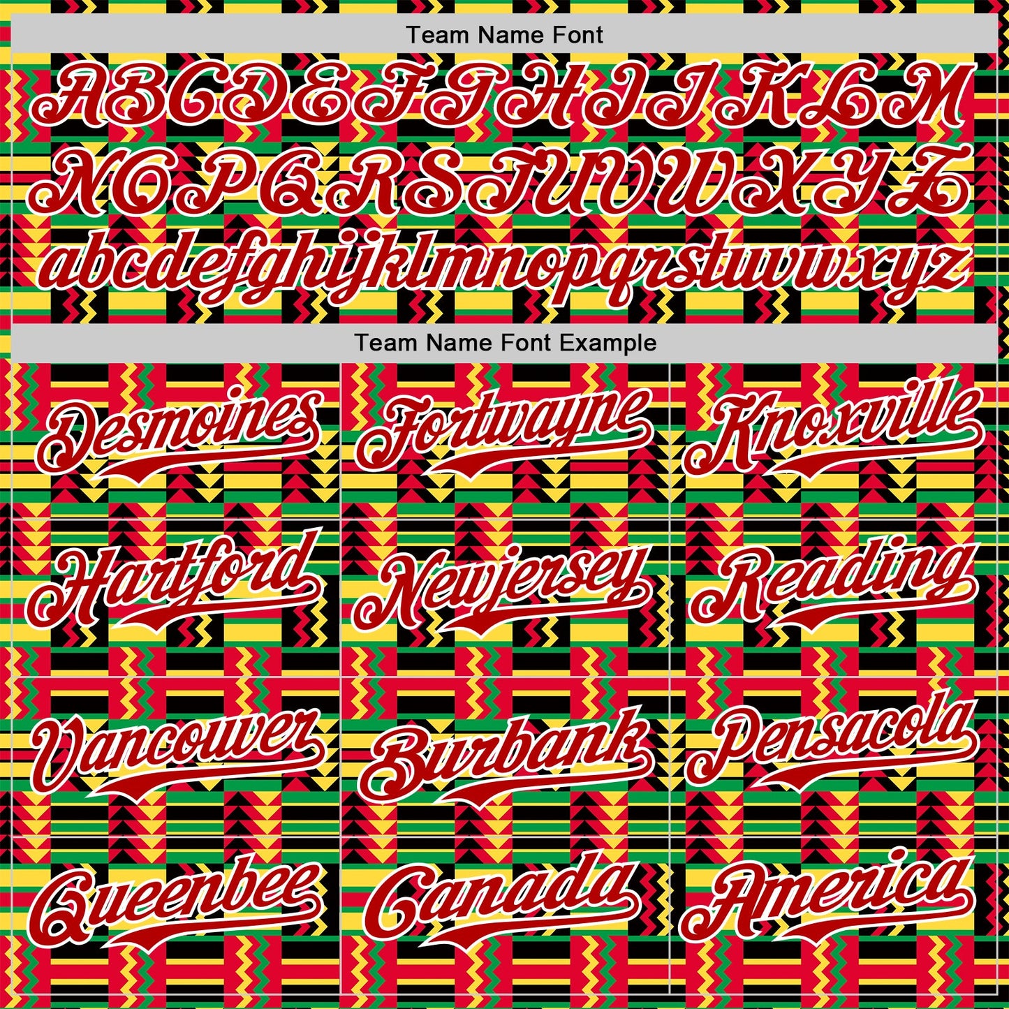 Custom Black Red Yellow Green-White 3D Pattern Design Black History Month African Ethnicity Style Abstract Geometric Authentic Baseball Jersey view 4