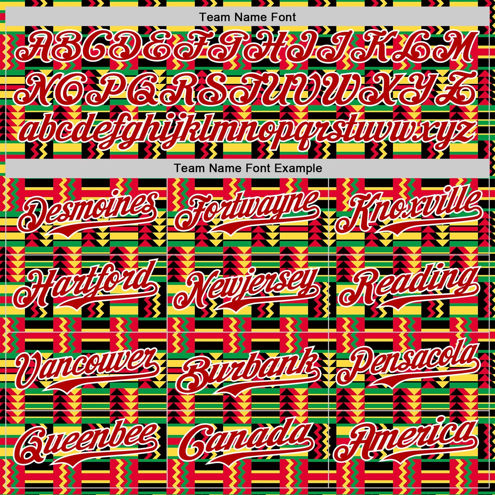 Custom Black Red Yellow Green-White 3D Pattern Design Black History Month African Ethnicity Style Abstract Geometric Authentic Baseball Jersey view 4