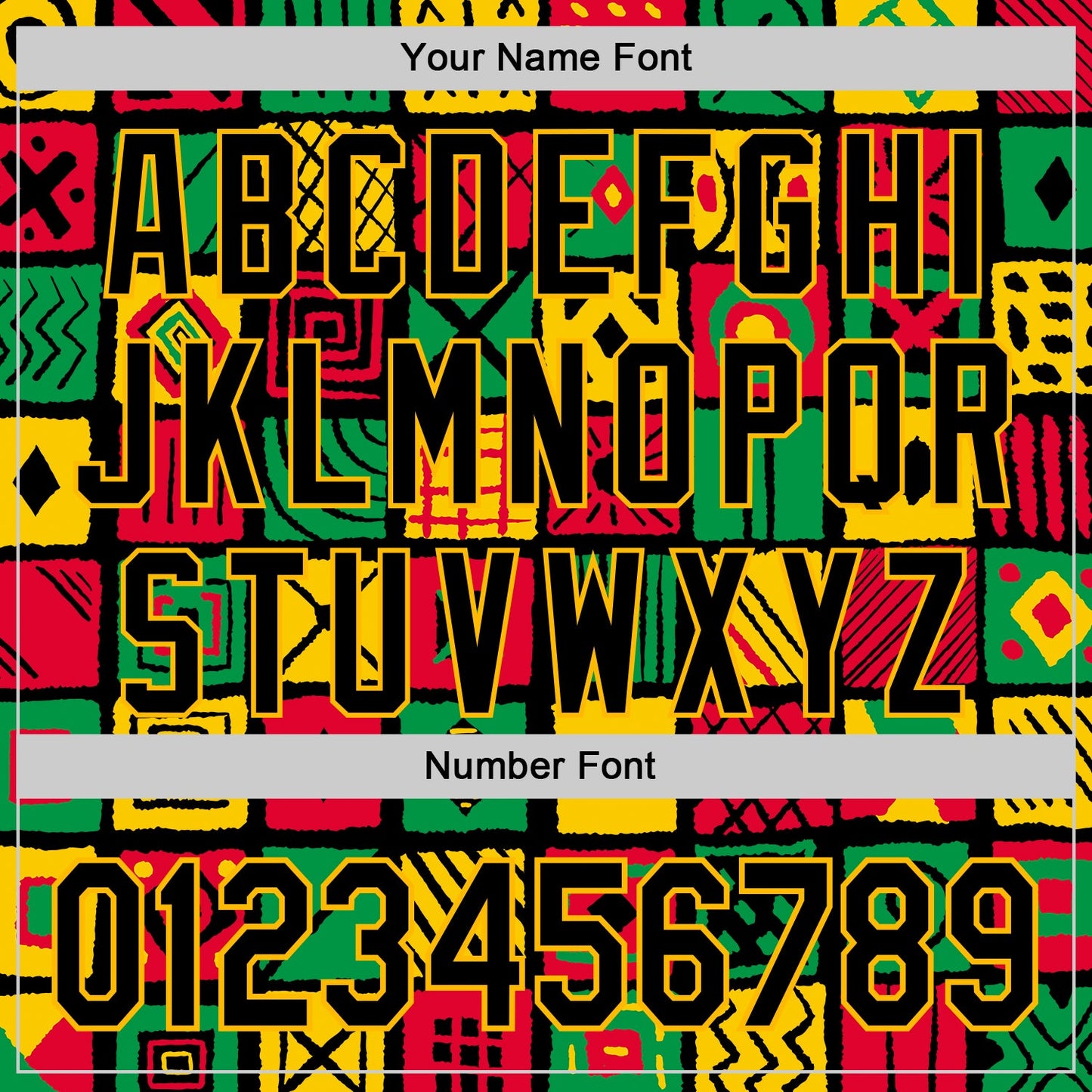 Custom Black Gold Green-Red 3D Pattern Design Black History Month African Ethnicity Style Abstract Geometric Authentic Baseball Jersey view 5
