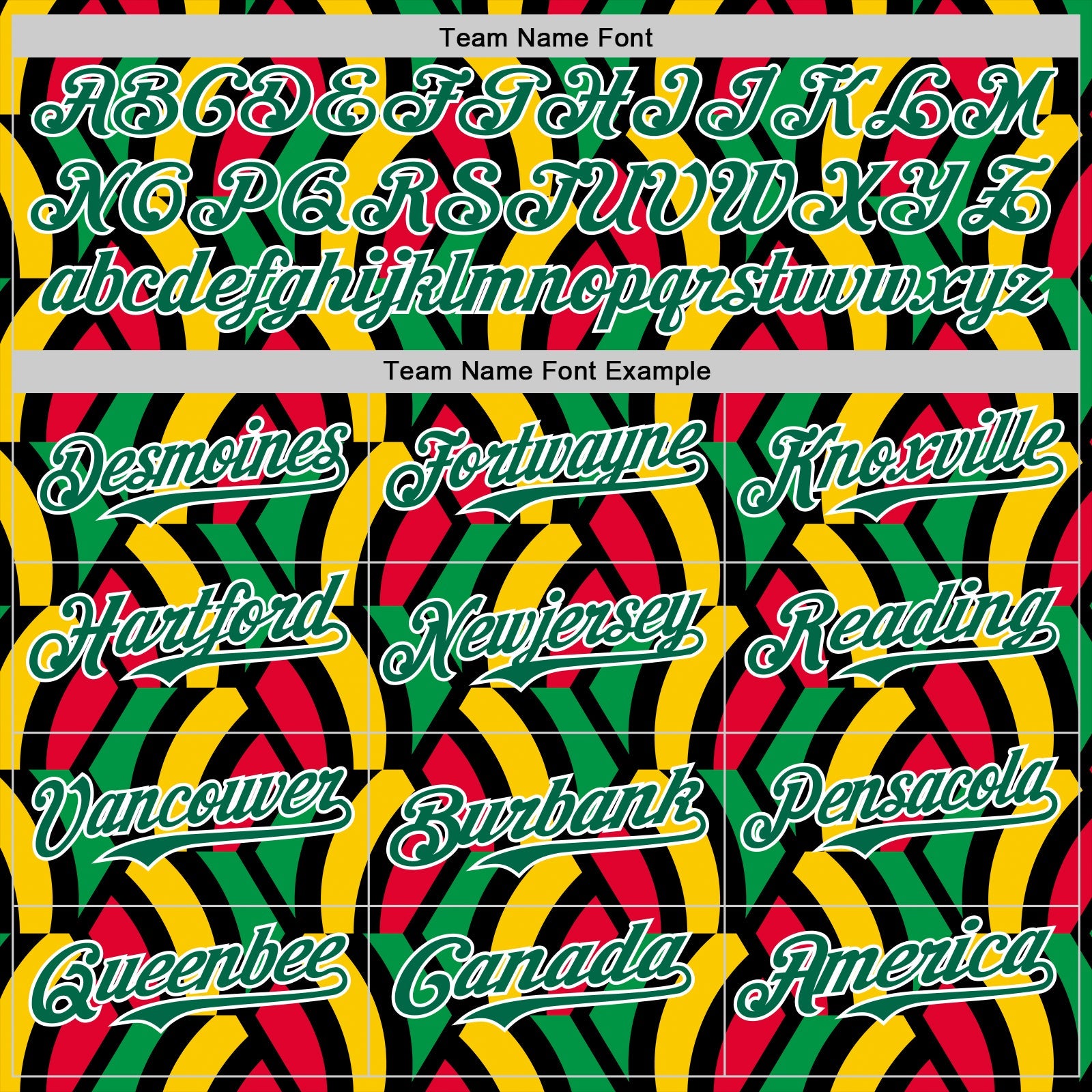 Custom Black Kelly Green Red Yellow-White 3D Pattern Design Black History Month African Ethnicity Style Abstract Geometric Authentic Baseball Jersey view 4