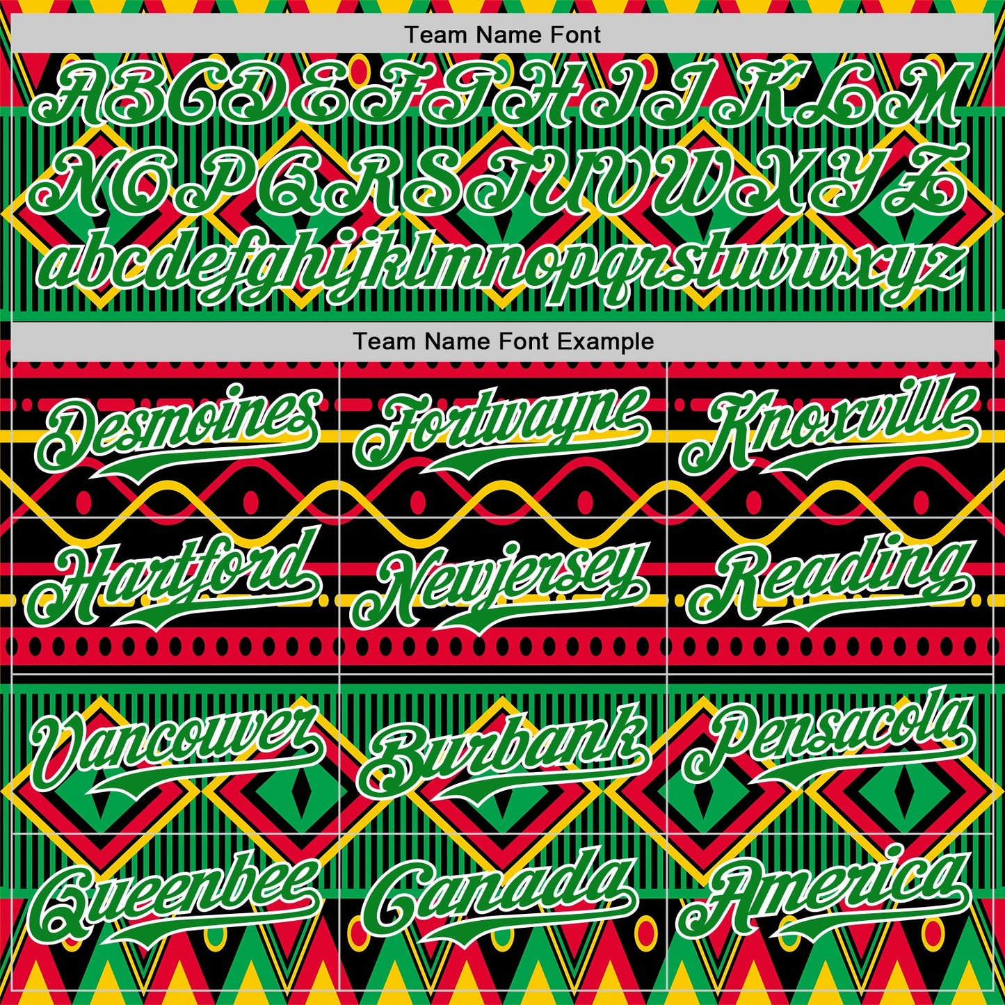 Custom Black Grass Green Red Yellow-White 3D Pattern Design Black History Month African Ethnicity Style Abstract Geometric Authentic Baseball Jersey view 4