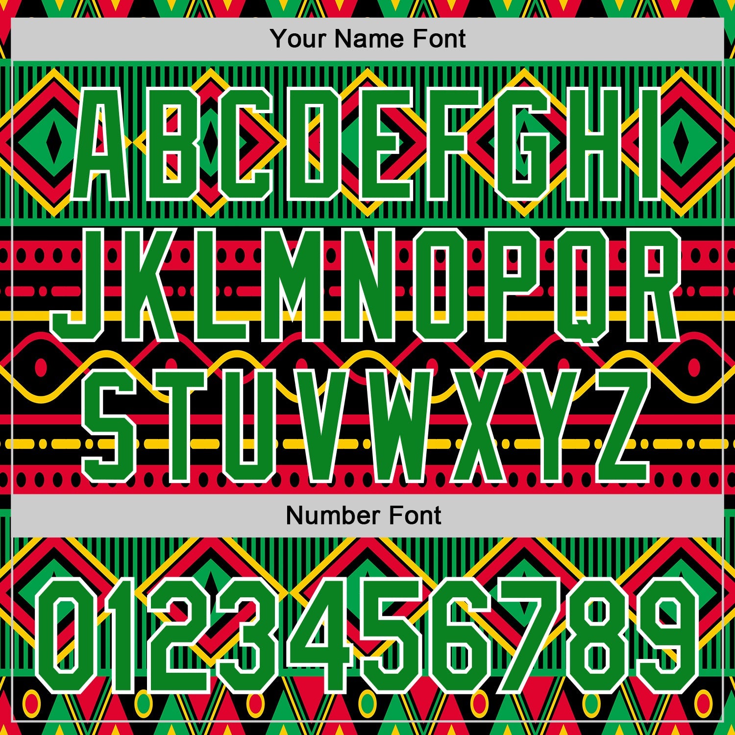 Custom Black Grass Green Red Yellow-White 3D Pattern Design Black History Month African Ethnicity Style Abstract Geometric Authentic Baseball Jersey view 5