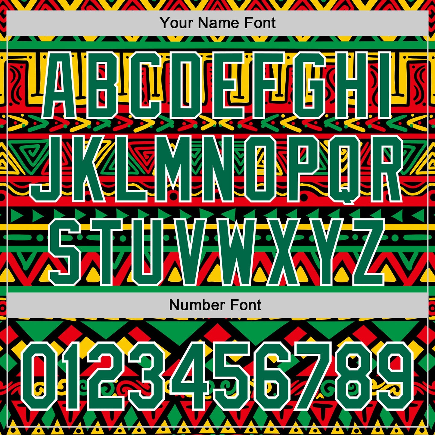 Custom Black Kelly Green Red Yellow-White 3D Pattern Design Black History Month African Ethnicity Style Abstract Geometric Authentic Baseball Jersey view 5