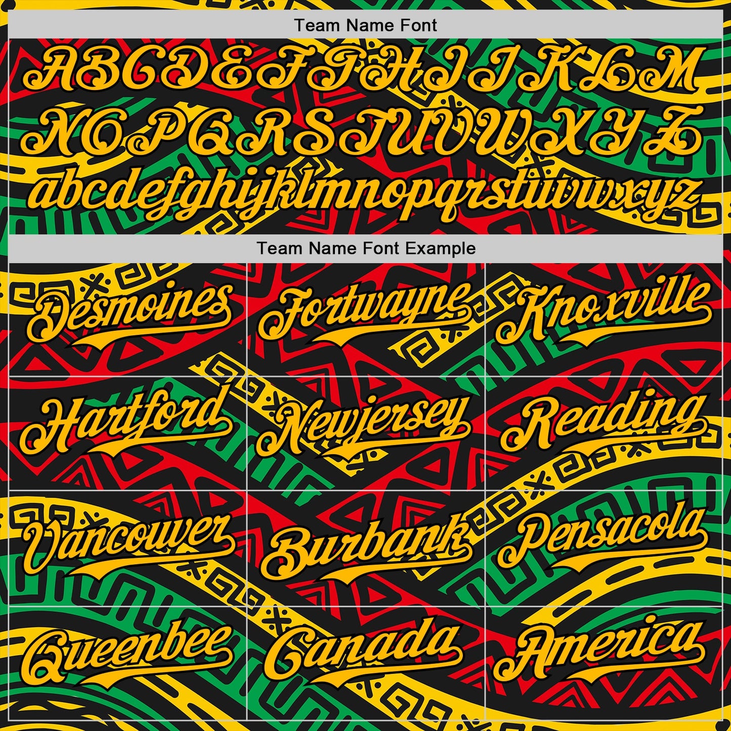 Custom Black Gold Red-Green 3D Pattern Design Black History Month African Ethnicity Style Abstract Geometric Authentic Baseball Jersey view 4