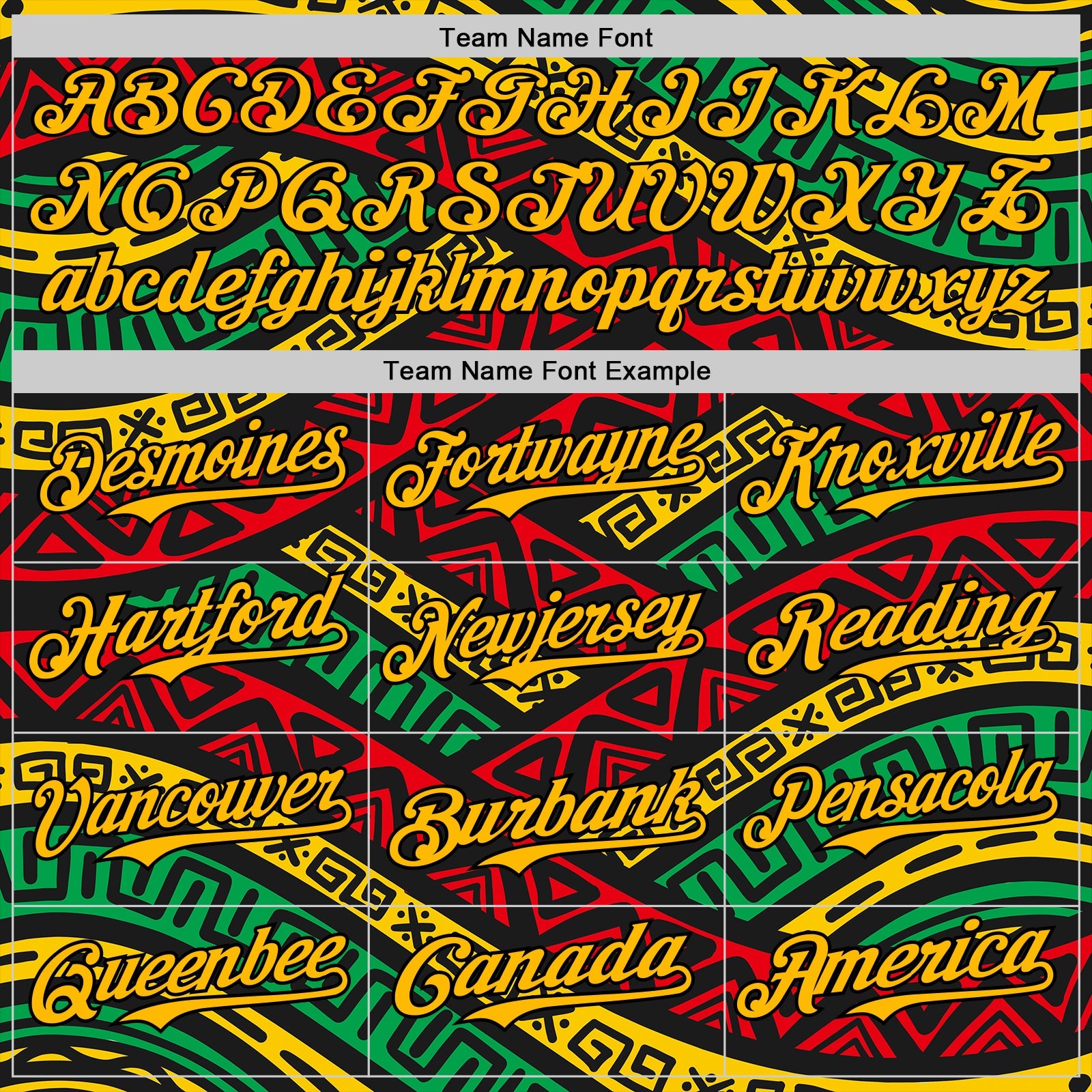 Custom Black Gold Red-Green 3D Pattern Design Black History Month African Ethnicity Style Abstract Geometric Authentic Baseball Jersey view 4