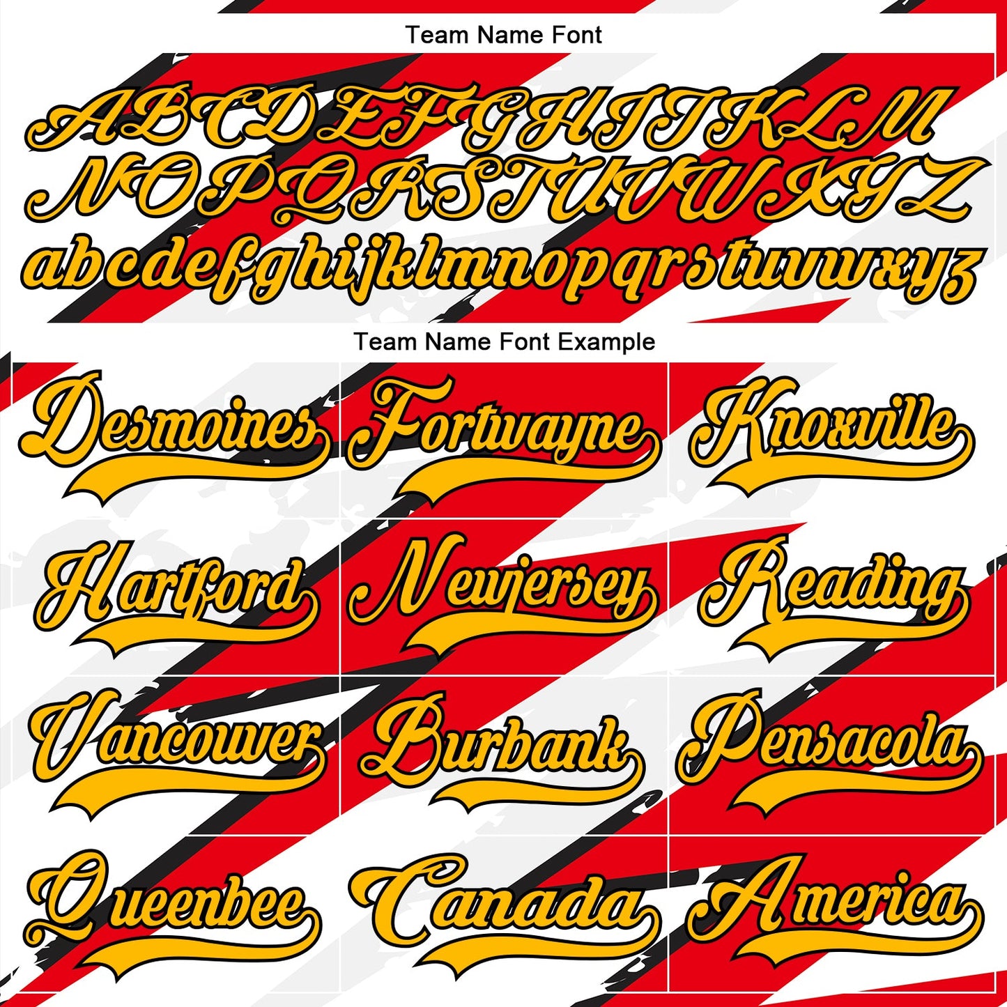 Custom Fire Red Gold Black-White Lightning Hockey Lace Neck Jersey view 6