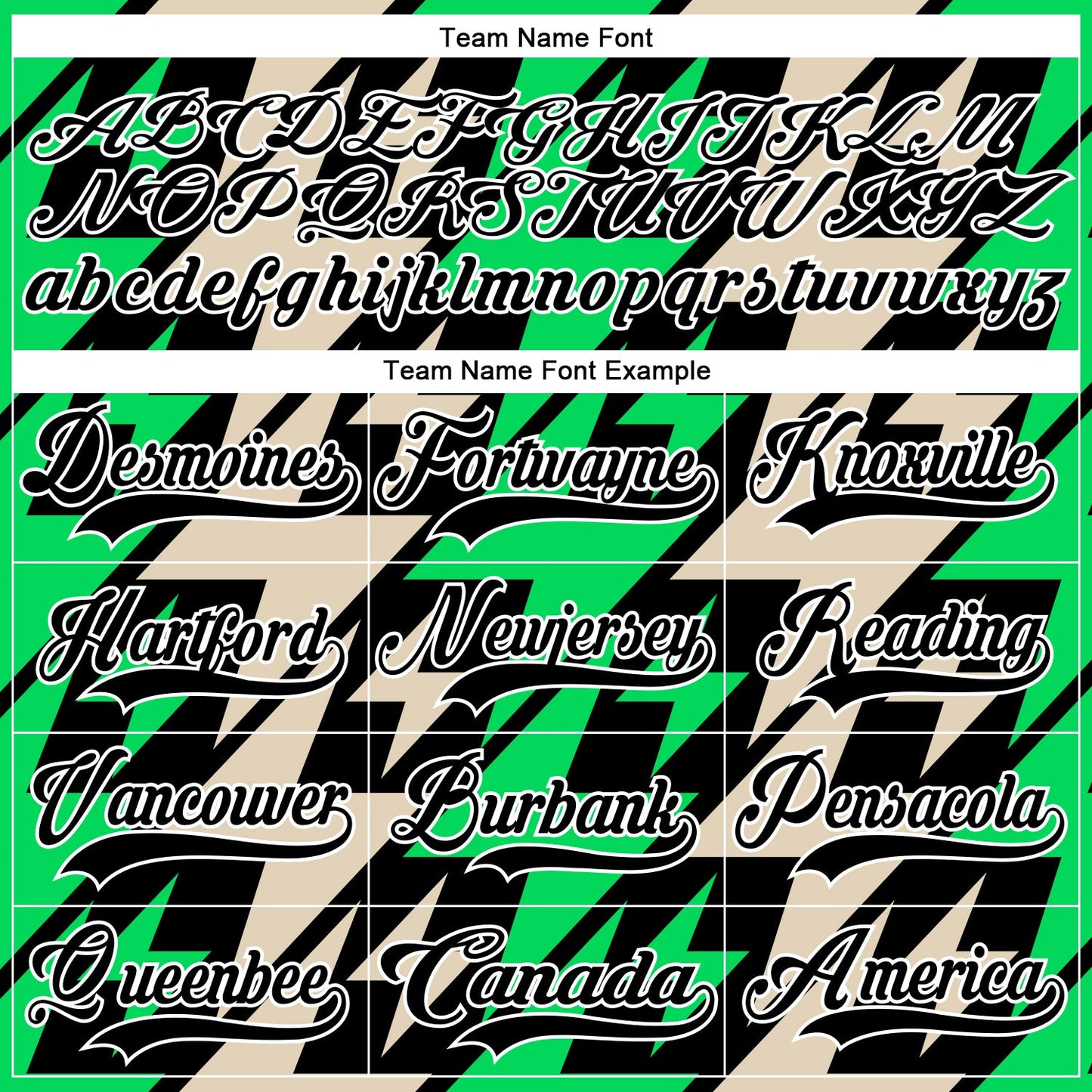 Custom Black Green Cream-White Lightning Hockey Lace Neck Jersey view 6