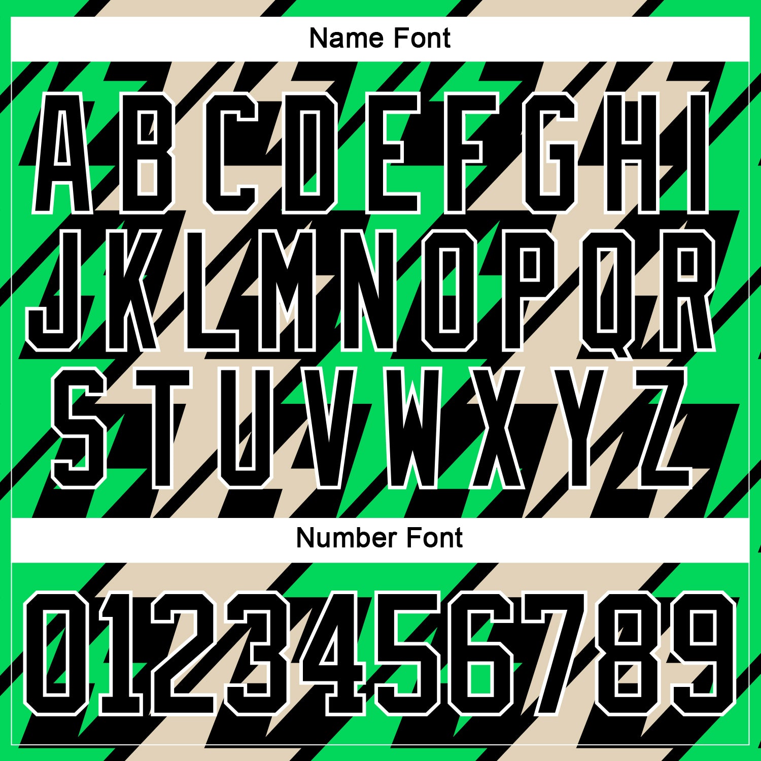 Custom Black Green Cream-White Lightning Hockey Lace Neck Jersey view 7