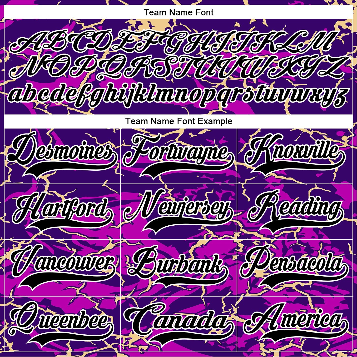 Custom Purple Black Cream-White Lightning Hockey Lace Neck Jersey view 6