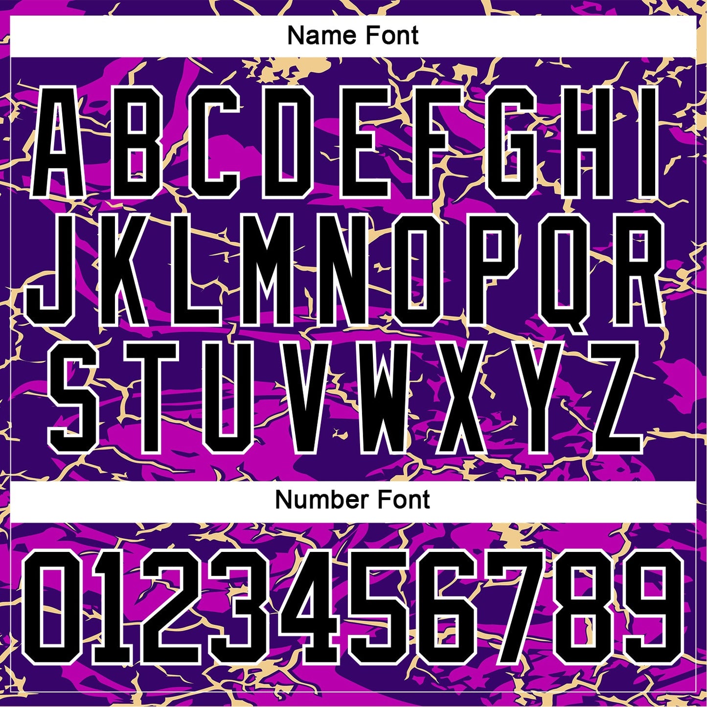 Custom Purple Black Cream-White Lightning Hockey Lace Neck Jersey view 7