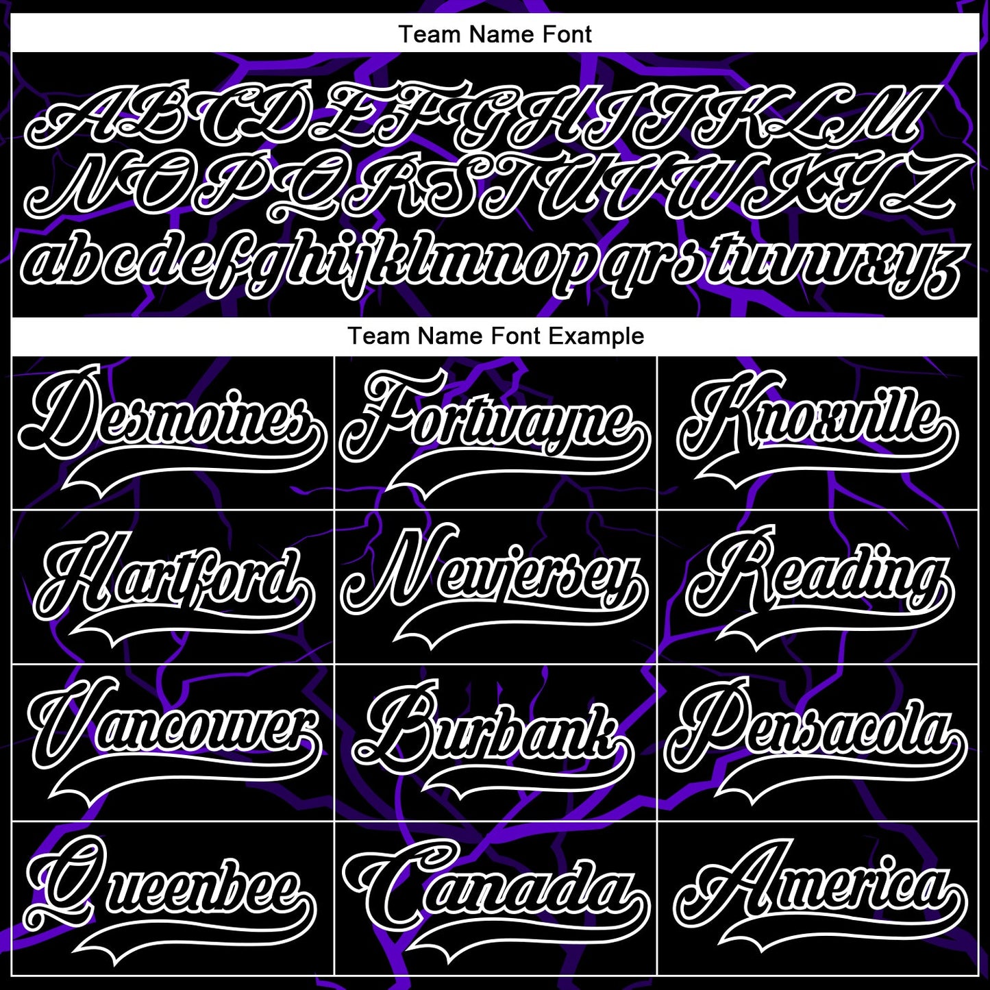 Custom Black Purple-White Lightning Hockey Lace Neck Jersey view 6