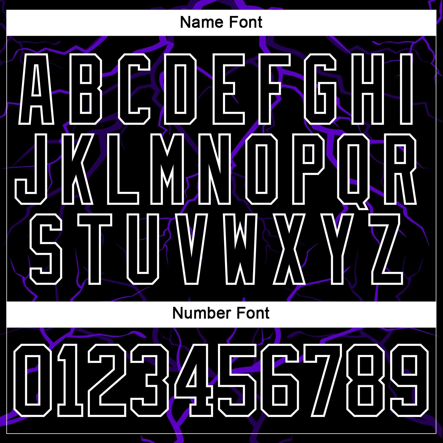 Custom Black Purple-White Lightning Hockey Lace Neck Jersey view 7
