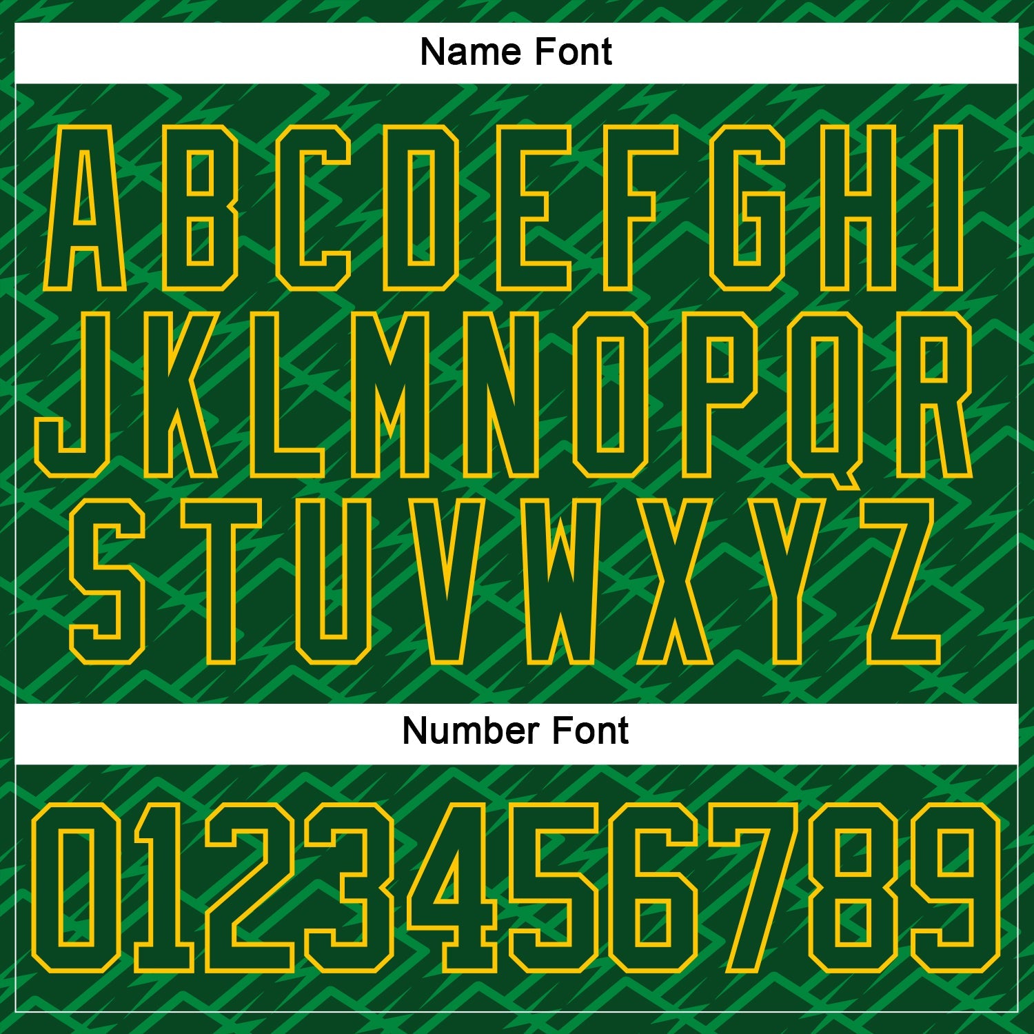 Custom Green Yellow Lightning Hockey Lace Neck Jersey view 7