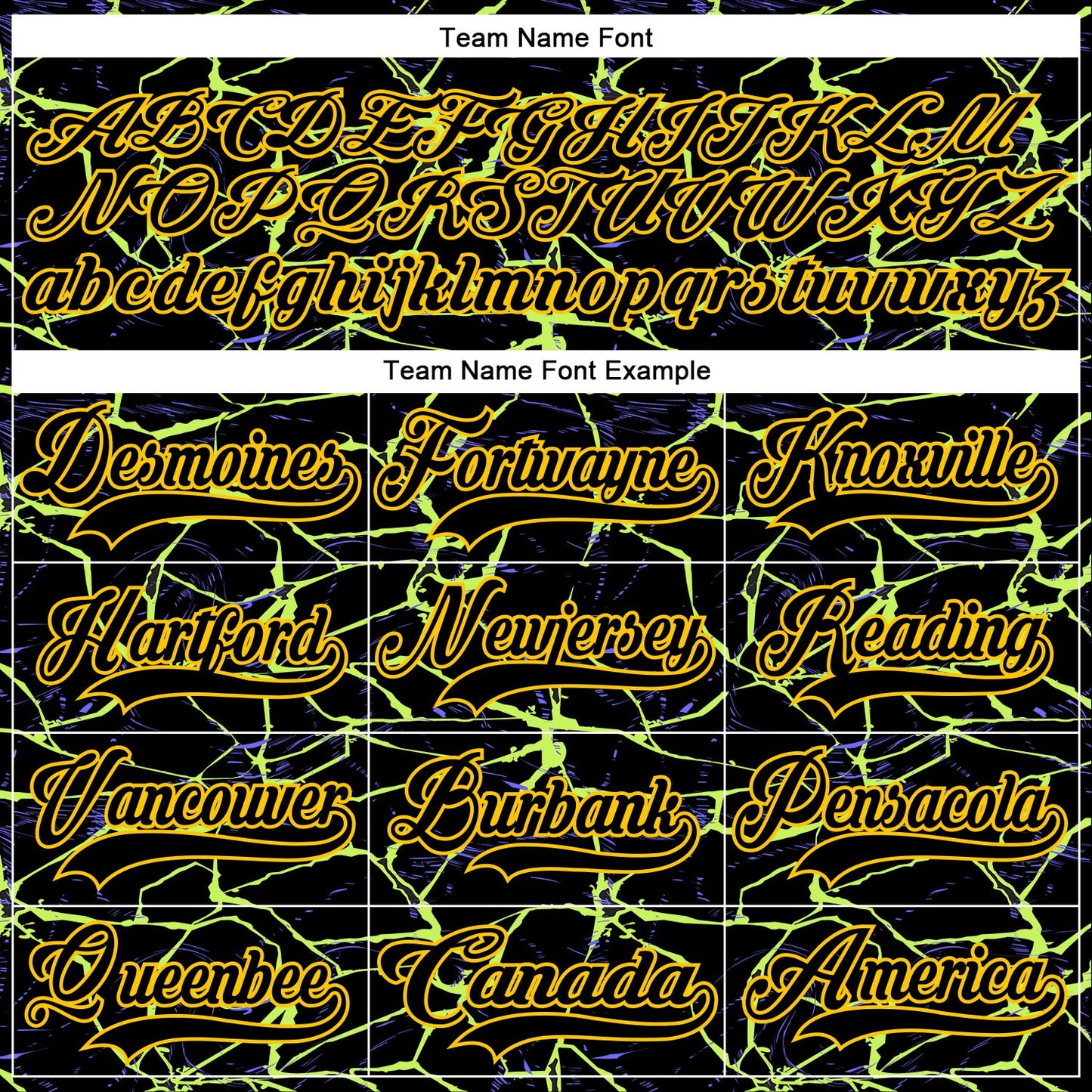 Custom Black Yellow-Purple Lightning Hockey Lace Neck Jersey view 6
