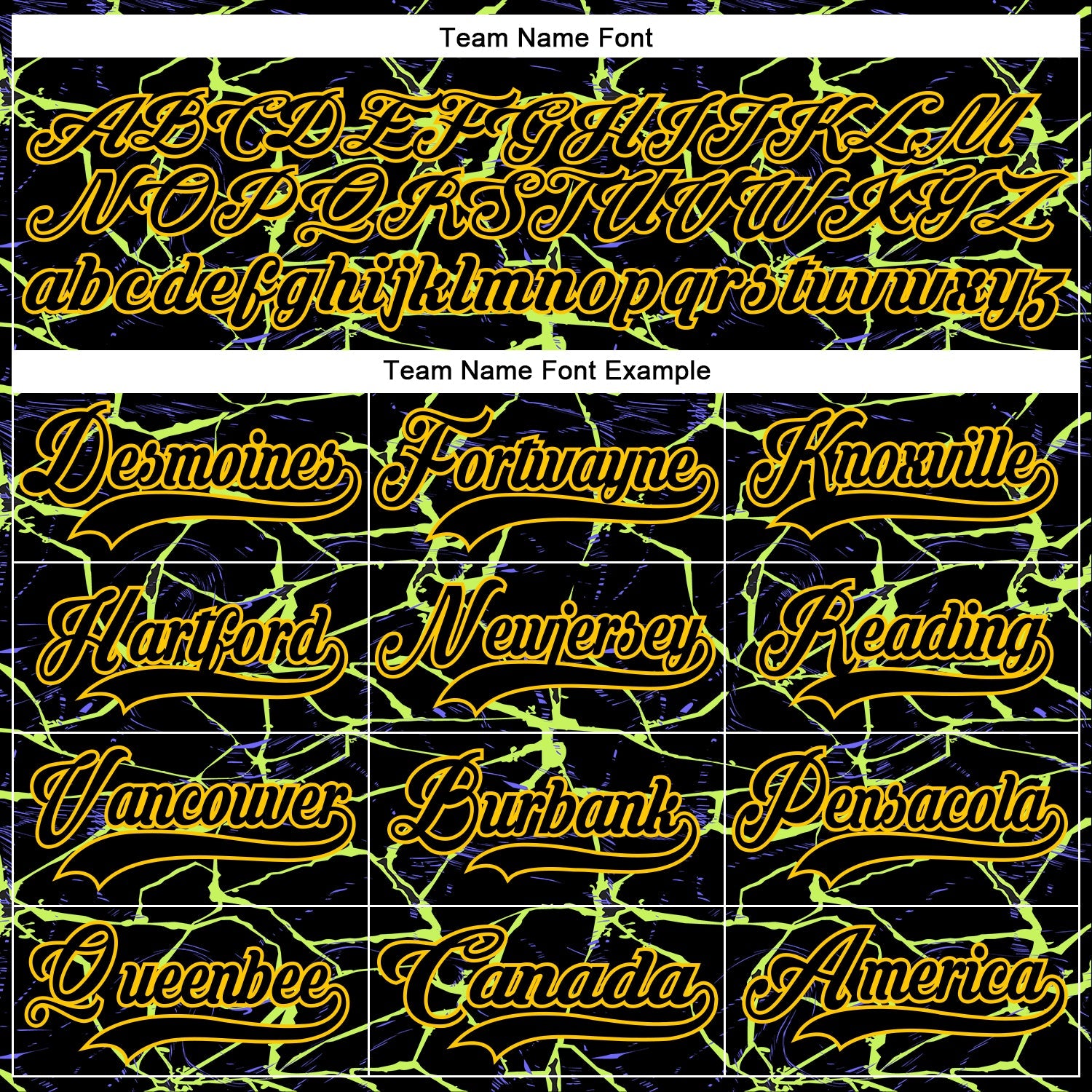 Custom Black Yellow-Purple Lightning Hockey Lace Neck Jersey view 6