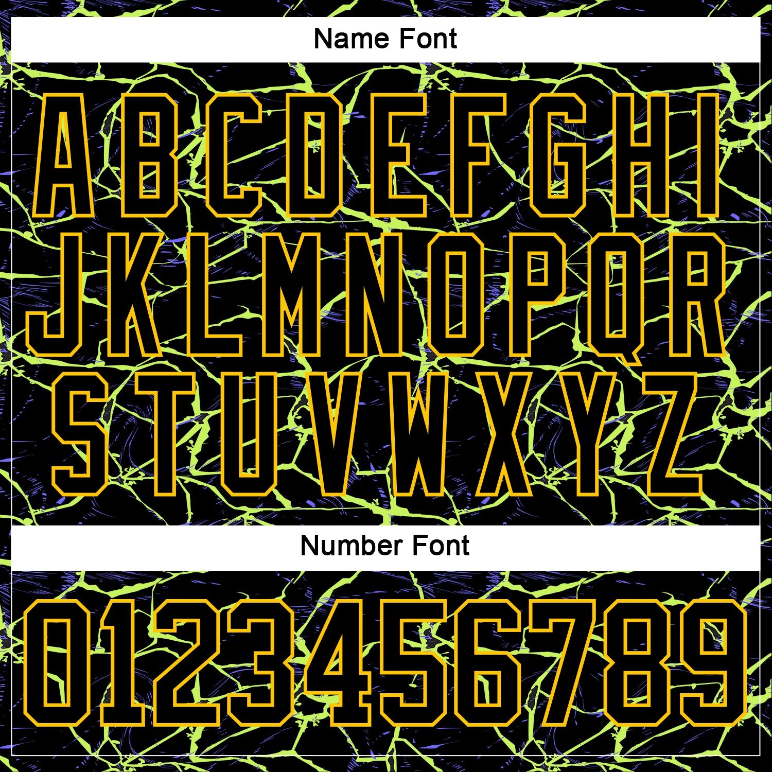 Custom Black Yellow-Purple Lightning Hockey Lace Neck Jersey view 7