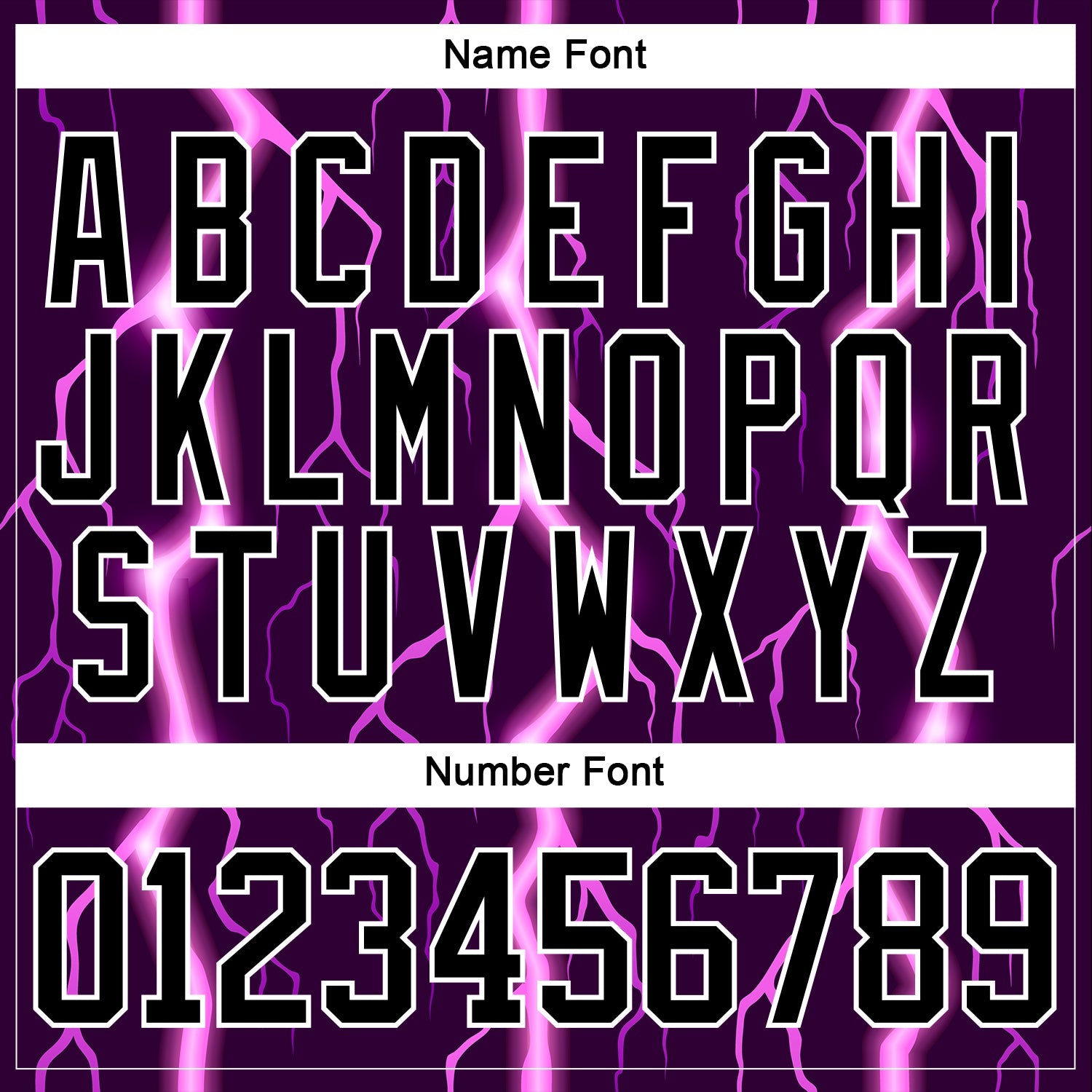 Custom Black Purple Pink-White Lightning Hockey Lace Neck Jersey view 7