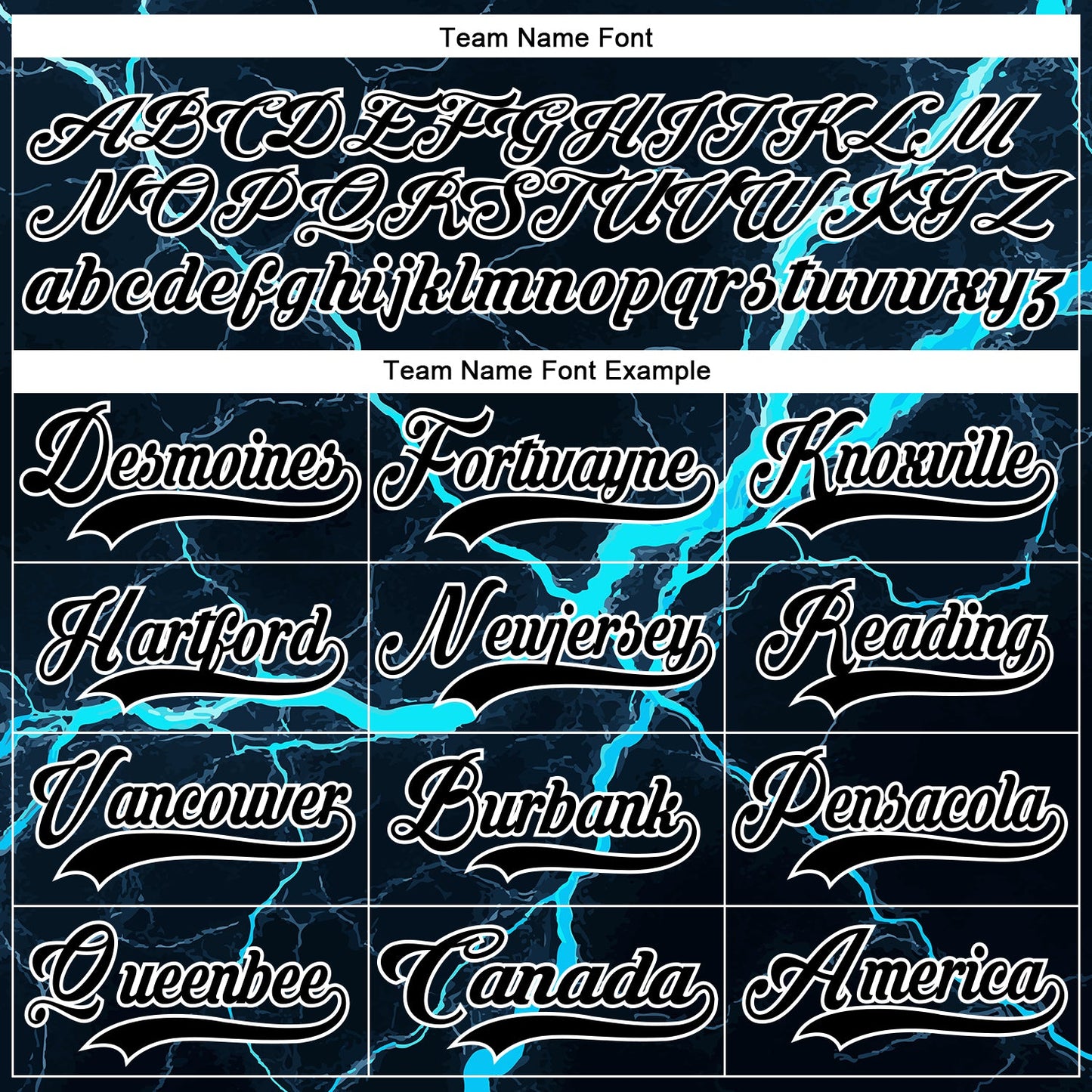 Custom Black Blue-White Lightning Hockey Lace Neck Jersey view 6