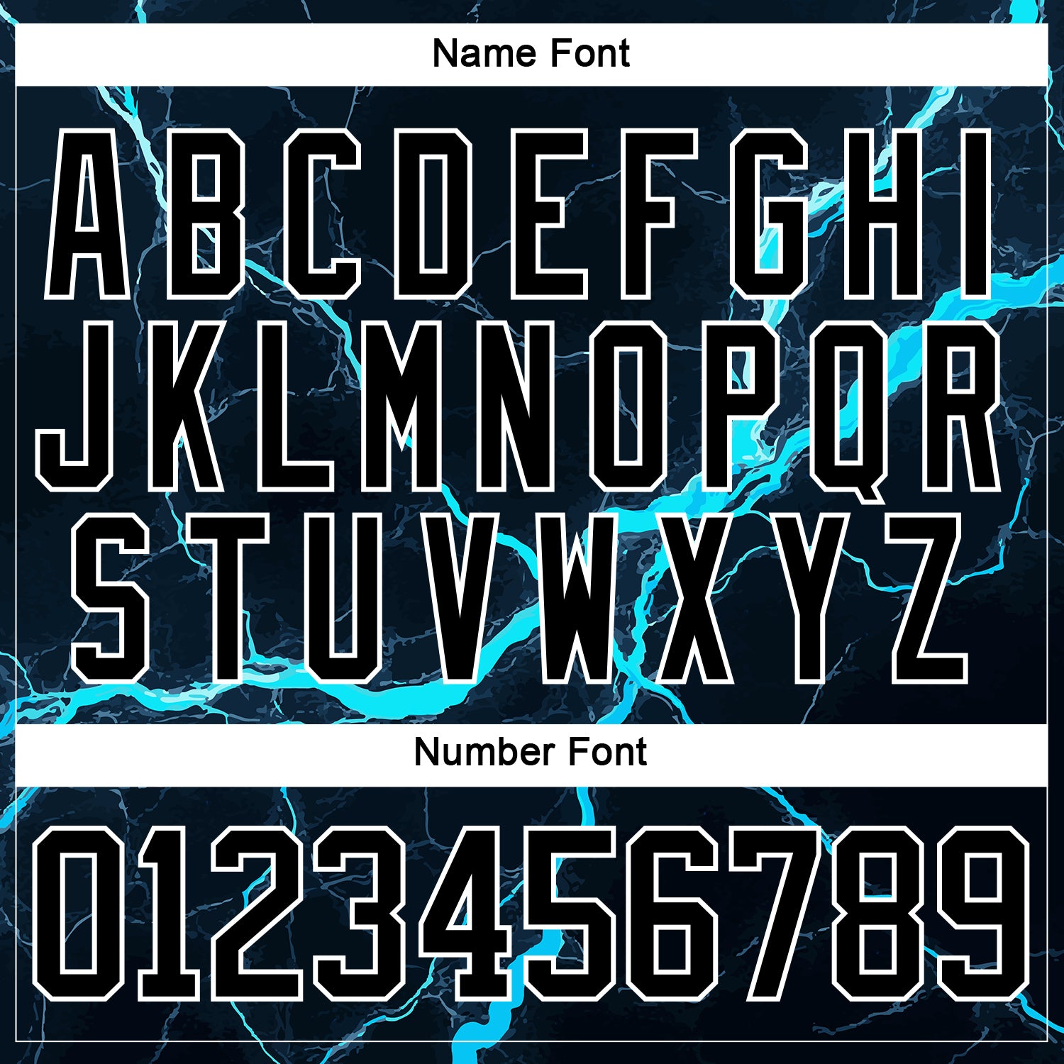 Custom Black Blue-White Lightning Hockey Lace Neck Jersey view 7