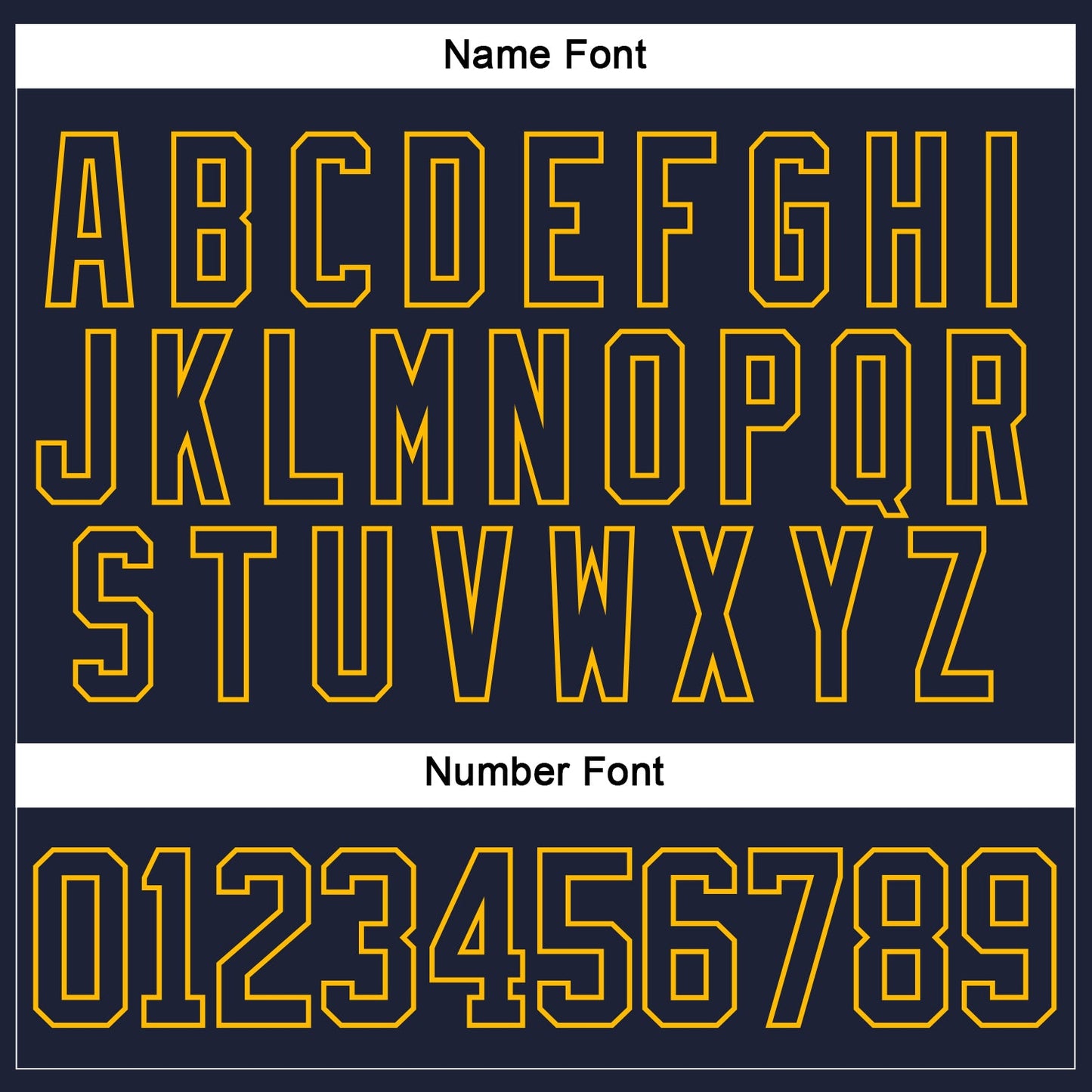 Custom Navy Gold Plaid Hockey Jersey view 7