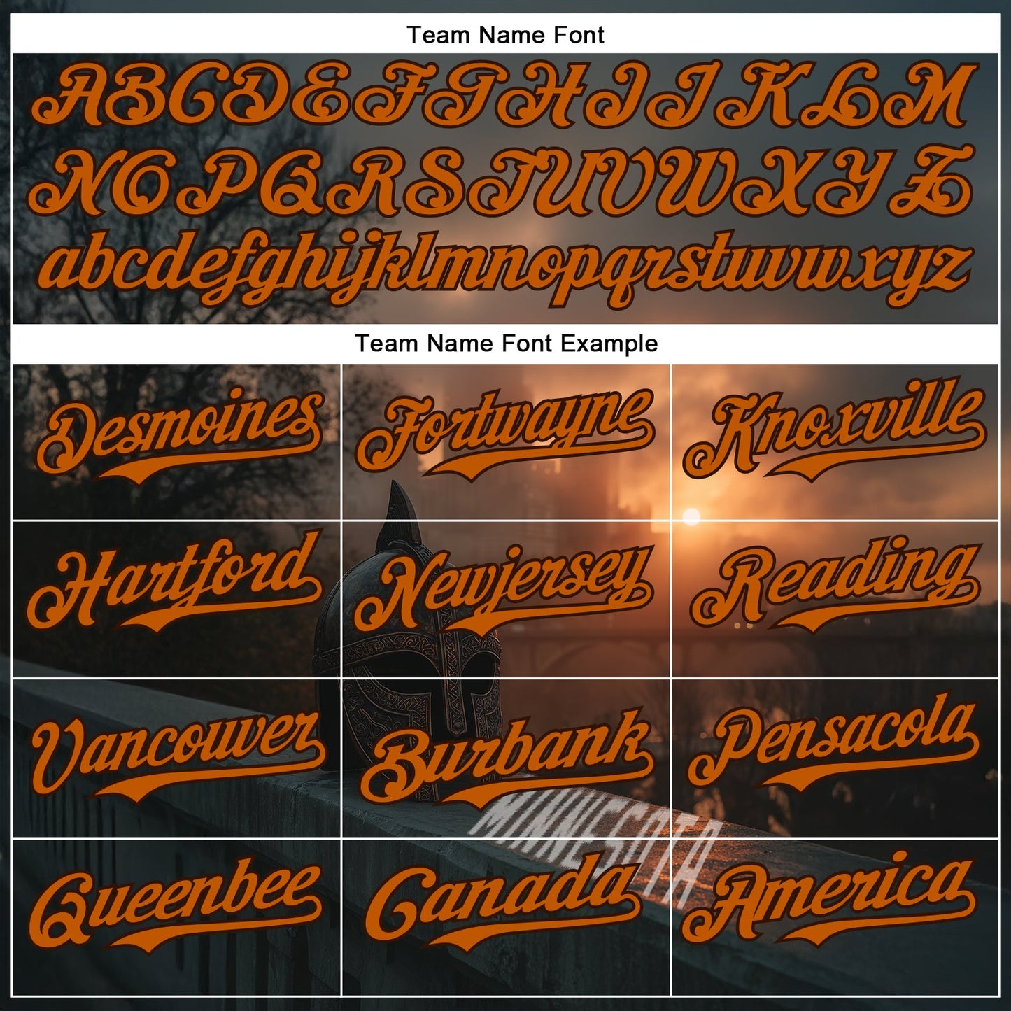 Custom Gray Texas Orange-Brown Minnesota Sunset Cityscape Vikings City Symbol Authentic Baseball Jersey view 4