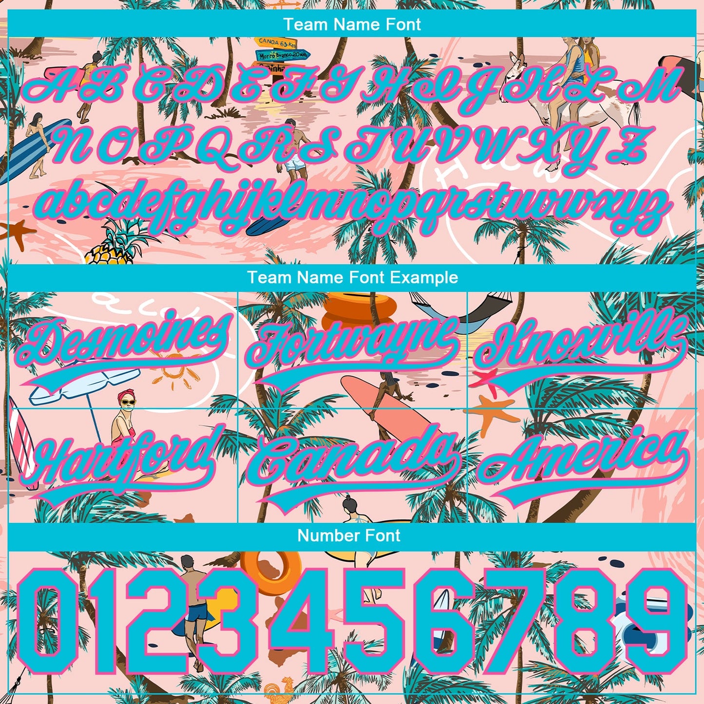 Custom Light Pink Lakes Blue-Pink 3D Pattern Beach Hawaii Holiday Style Authentic Basketball Shorts view 3