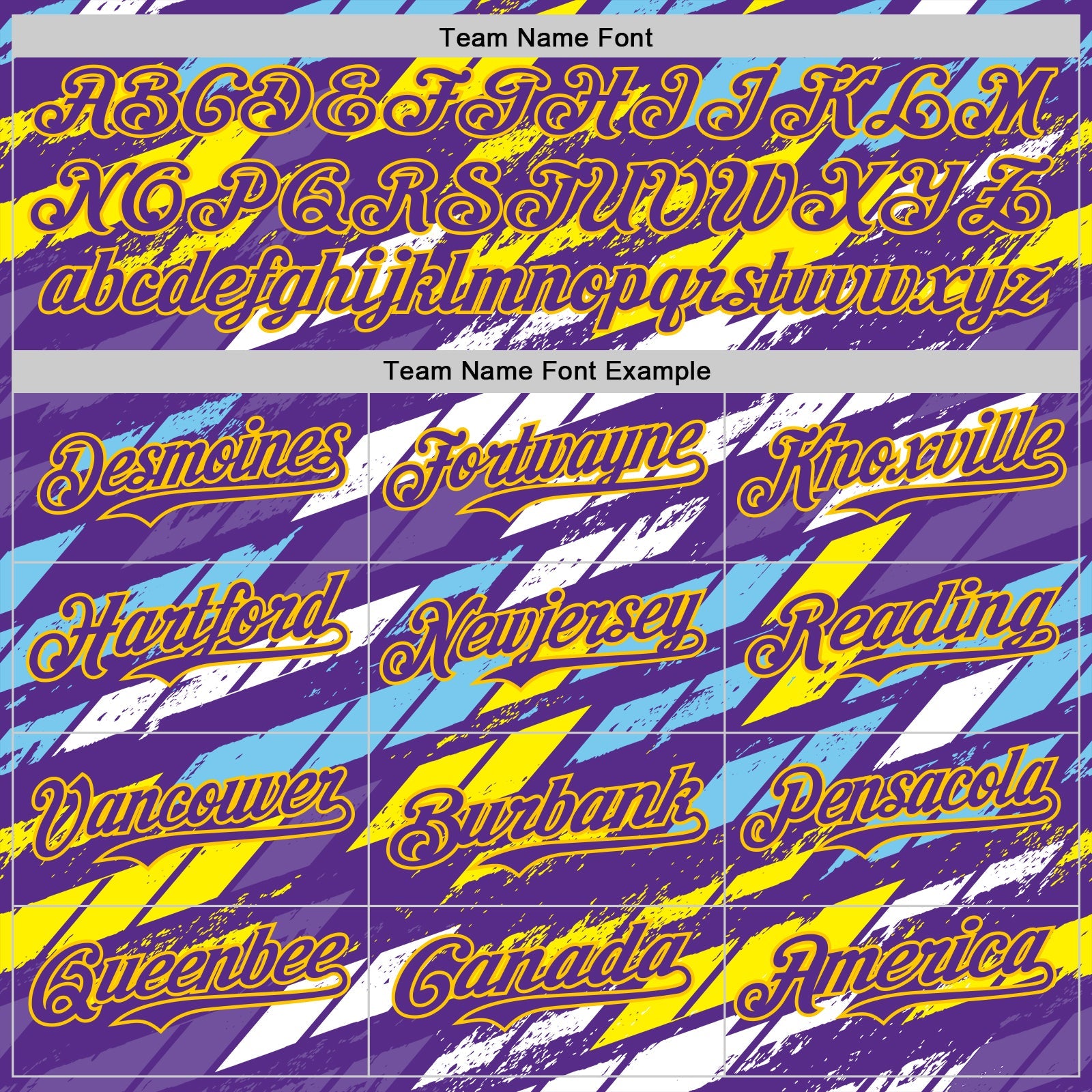 Custom Purple Yellow-Blue Car Racing Formula Auto Motorsport Authentic Baseball Jersey view 4