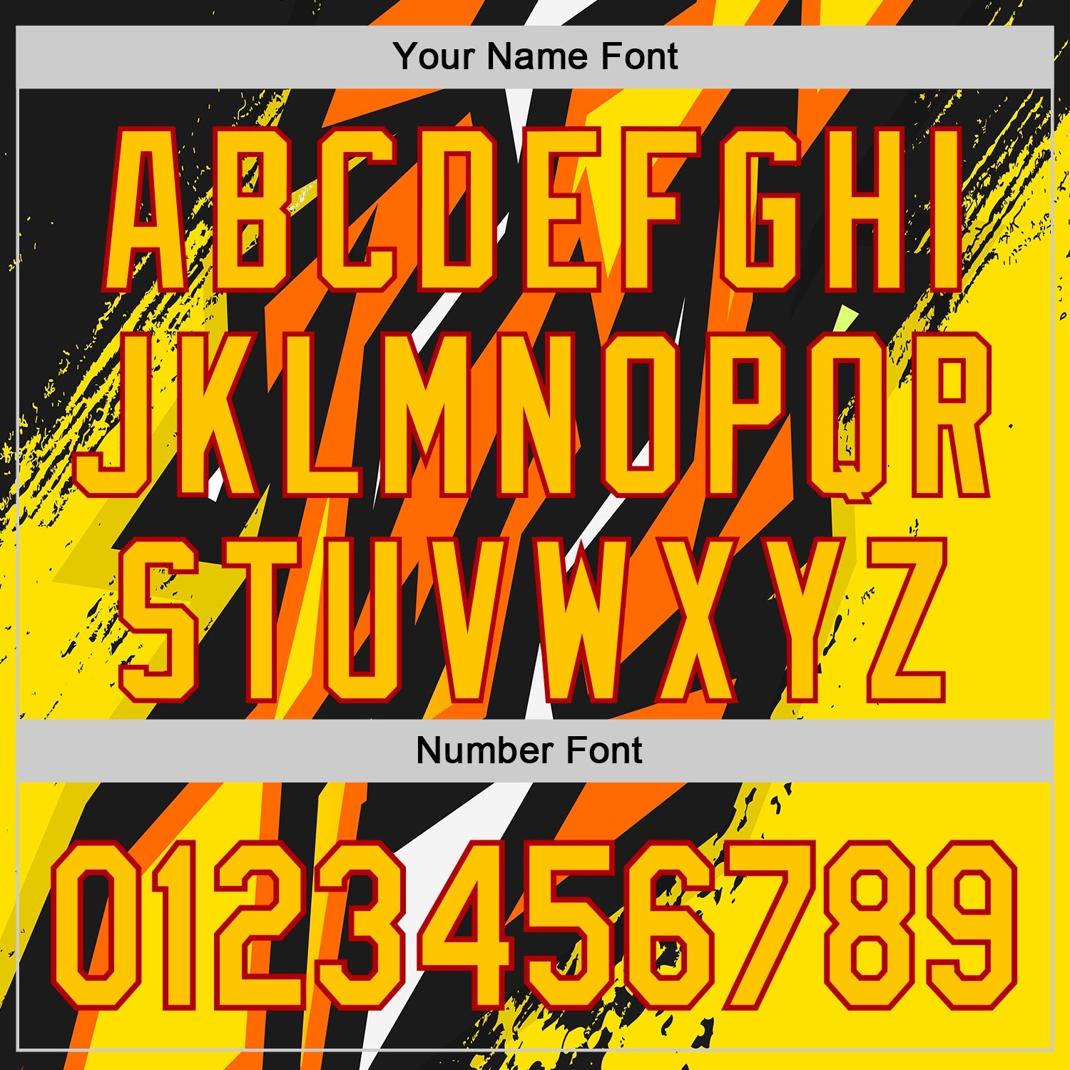 Custom Black Yellow Red Orange-White Car Racing Formula Auto Motorsport Authentic Baseball Jersey view 5