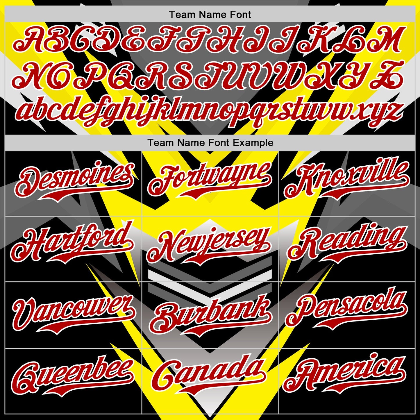 Custom Black Red White-Yellow Car Racing Formula Auto Motorsport Authentic Baseball Jersey view 4