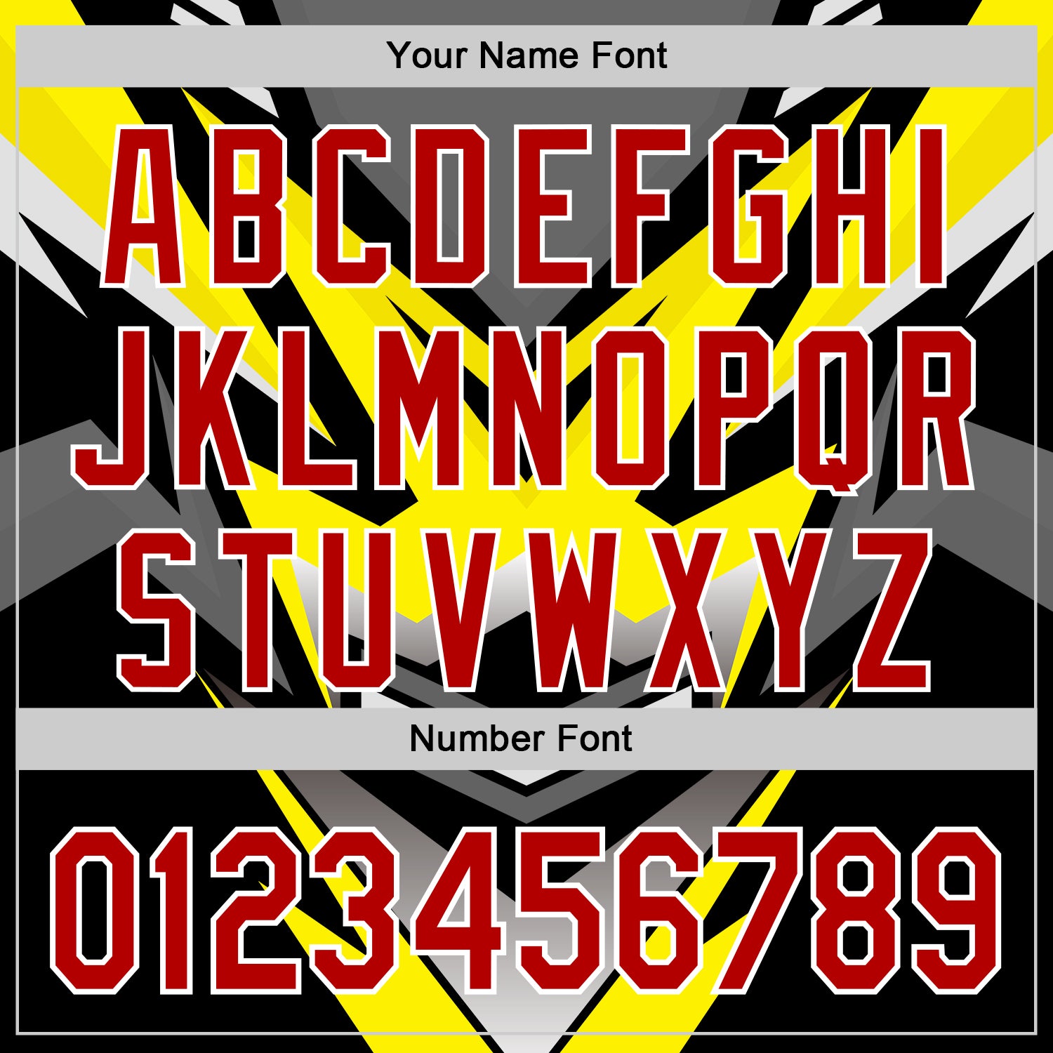Custom Black Red White-Yellow Car Racing Formula Auto Motorsport Authentic Baseball Jersey view 5