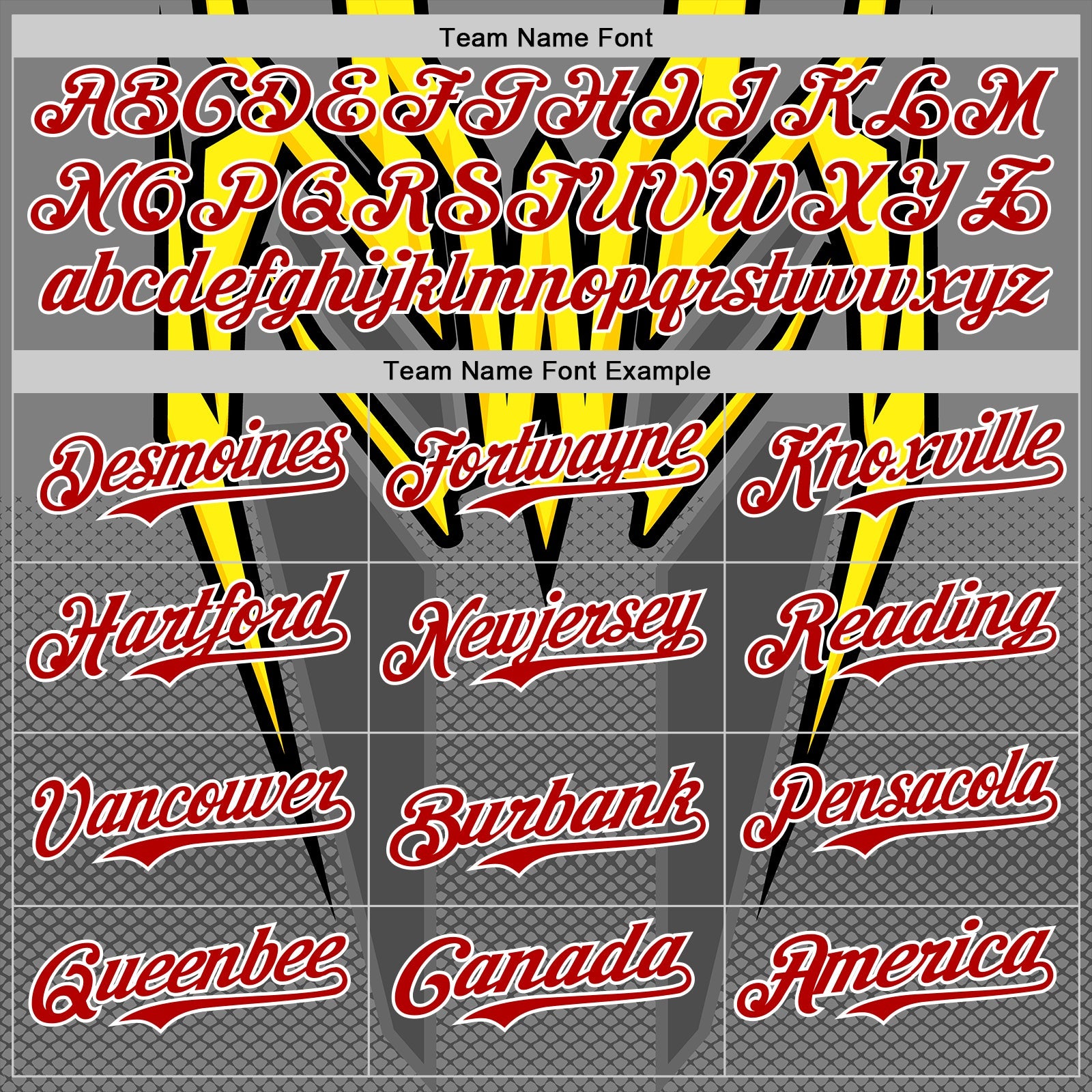 Custom Steel Gray Red White Yellow-Black Car Racing Formula Auto Motorsport Authentic Baseball Jersey view 4