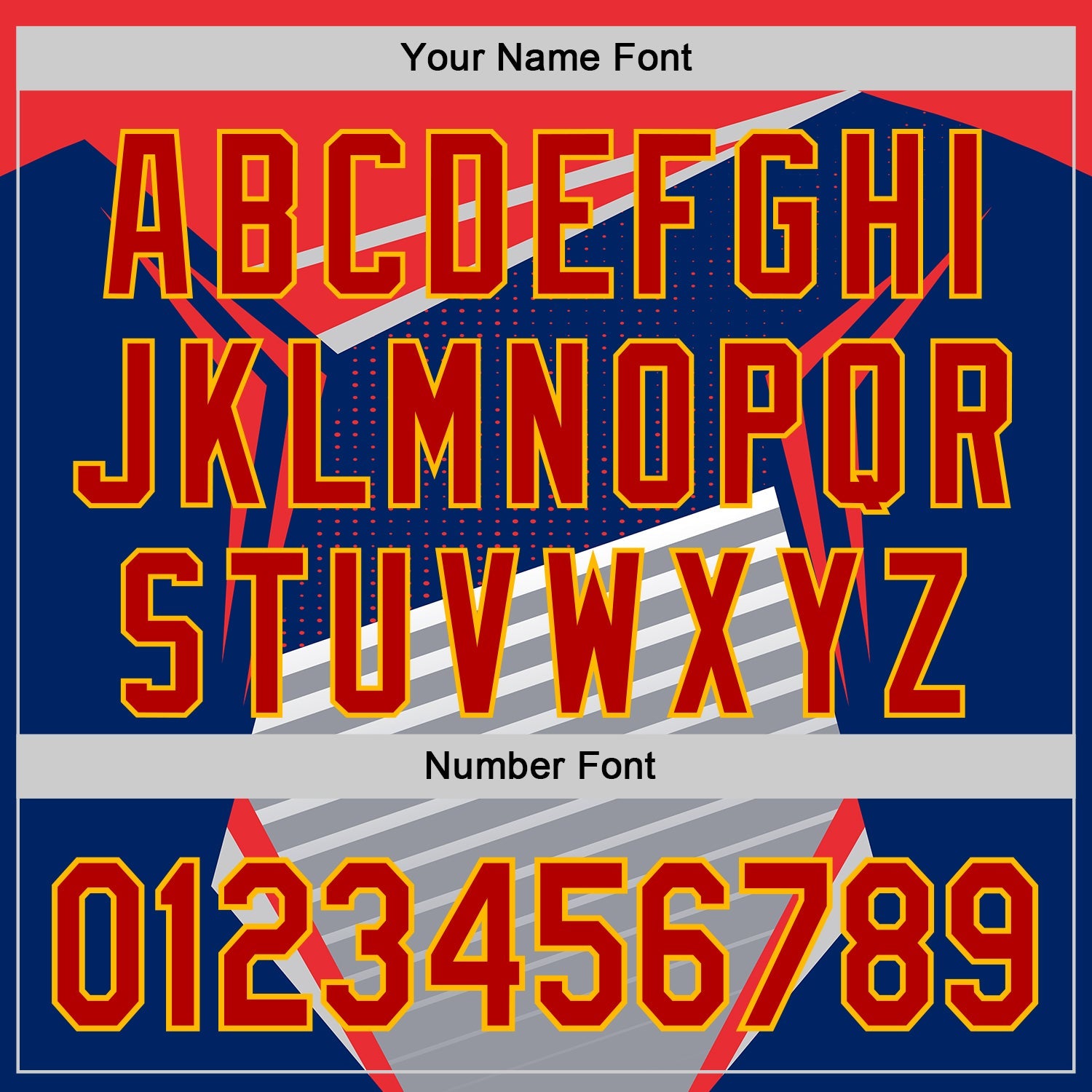 Custom Navy Red Gold Gray-White Car Racing Formula Auto Motorsport Authentic Baseball Jersey view 5
