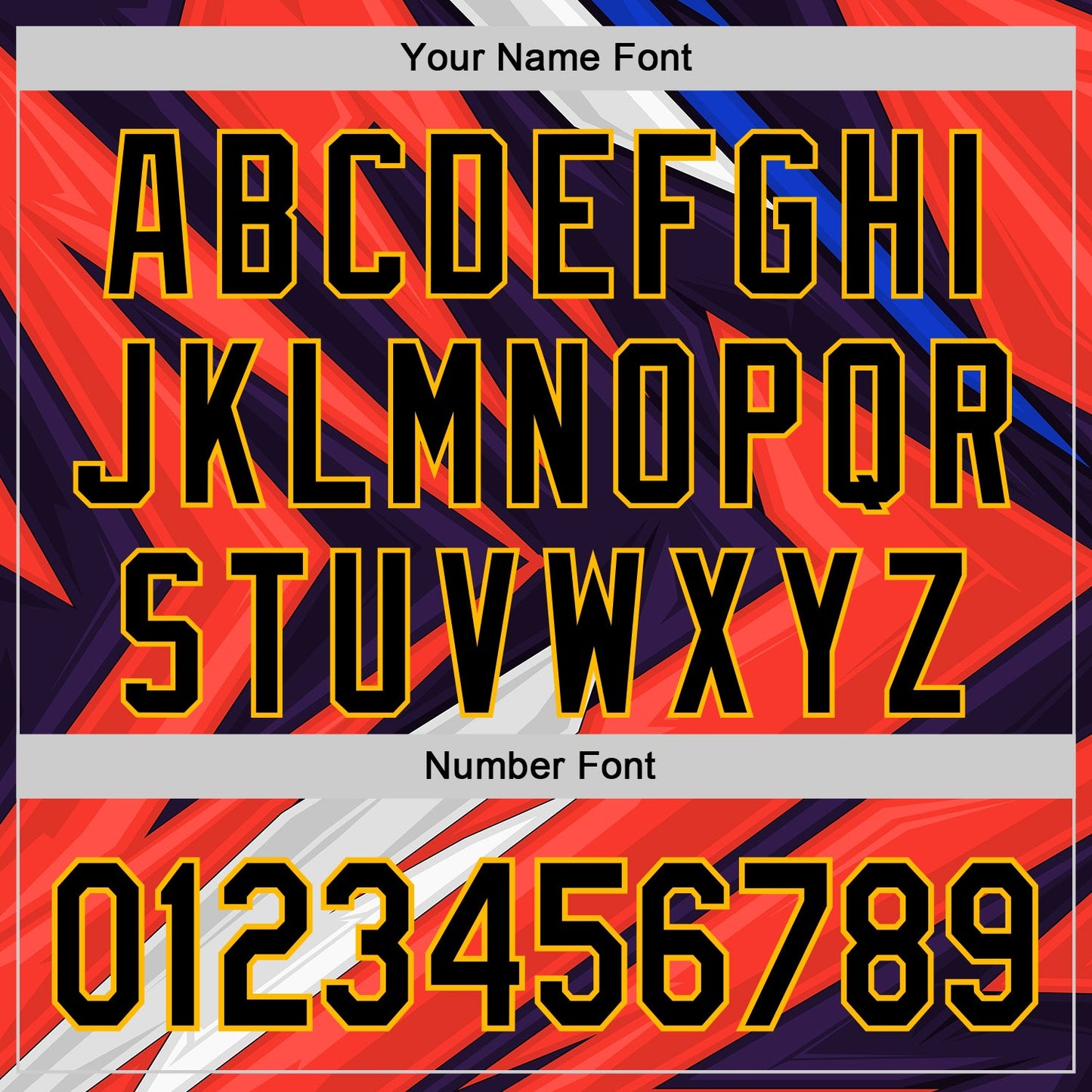 Custom Black Gold Orange Blue-White Car Racing Formula Auto Motorsport Authentic Baseball Jersey view 5