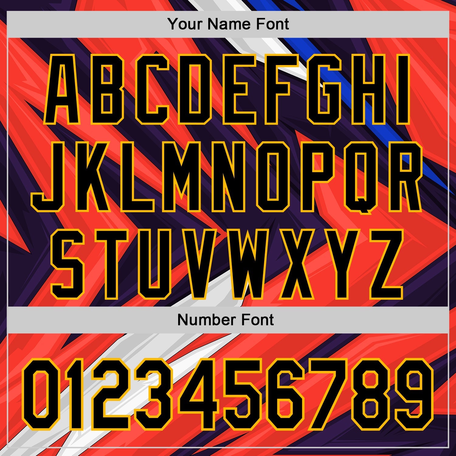 Custom Black Gold Orange Blue-White Car Racing Formula Auto Motorsport Authentic Baseball Jersey view 5