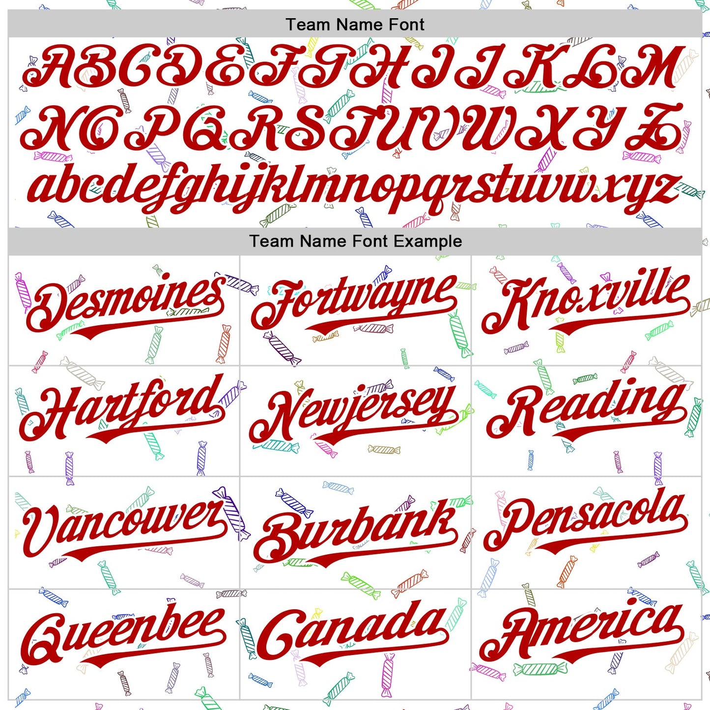 Custom White Red Foodie Candy Sweets Authentic Baseball Jersey view 4