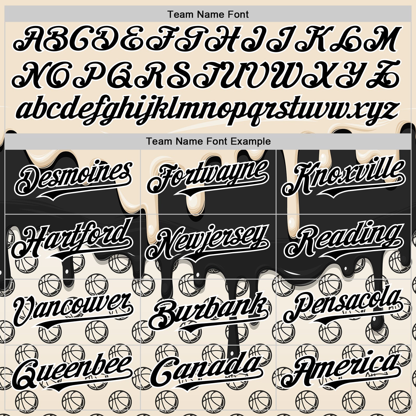 Custom Cream Black-White Foodie Dripping Ice Cream Authentic Baseball Jersey view 4