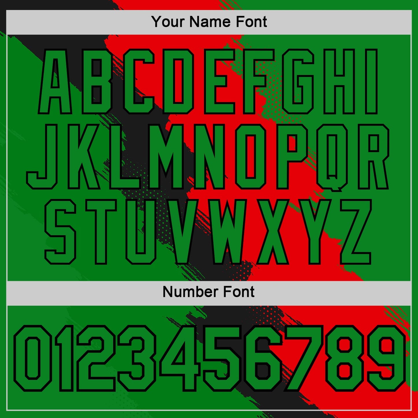 Custom Grass Green Red-Black Portugal Grunge Splash Brush Stroke Polka Dot Performance T-Shirt view 4