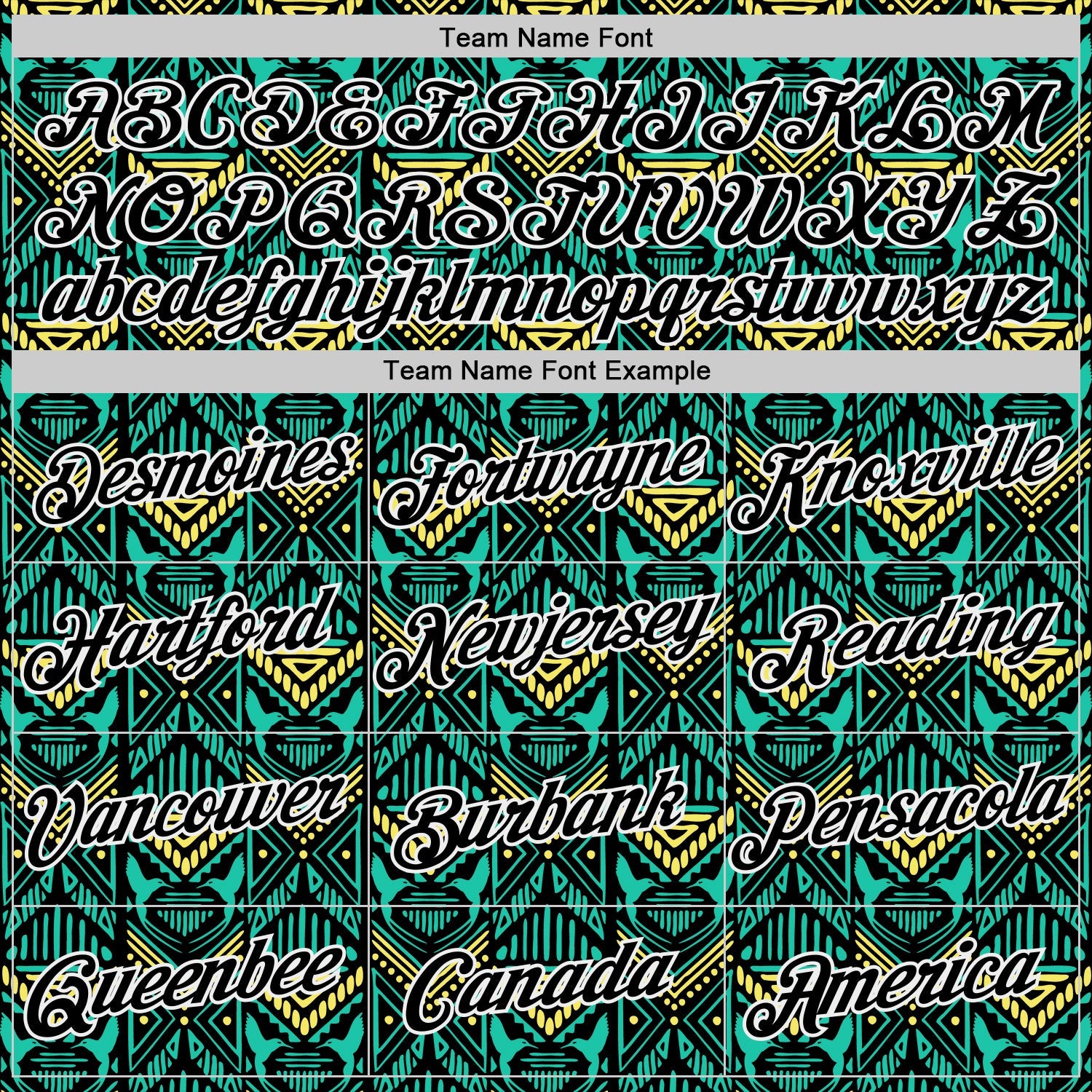 Custom Green Black Yellow-White Jamaica Geometric Performance T-Shirt view 3