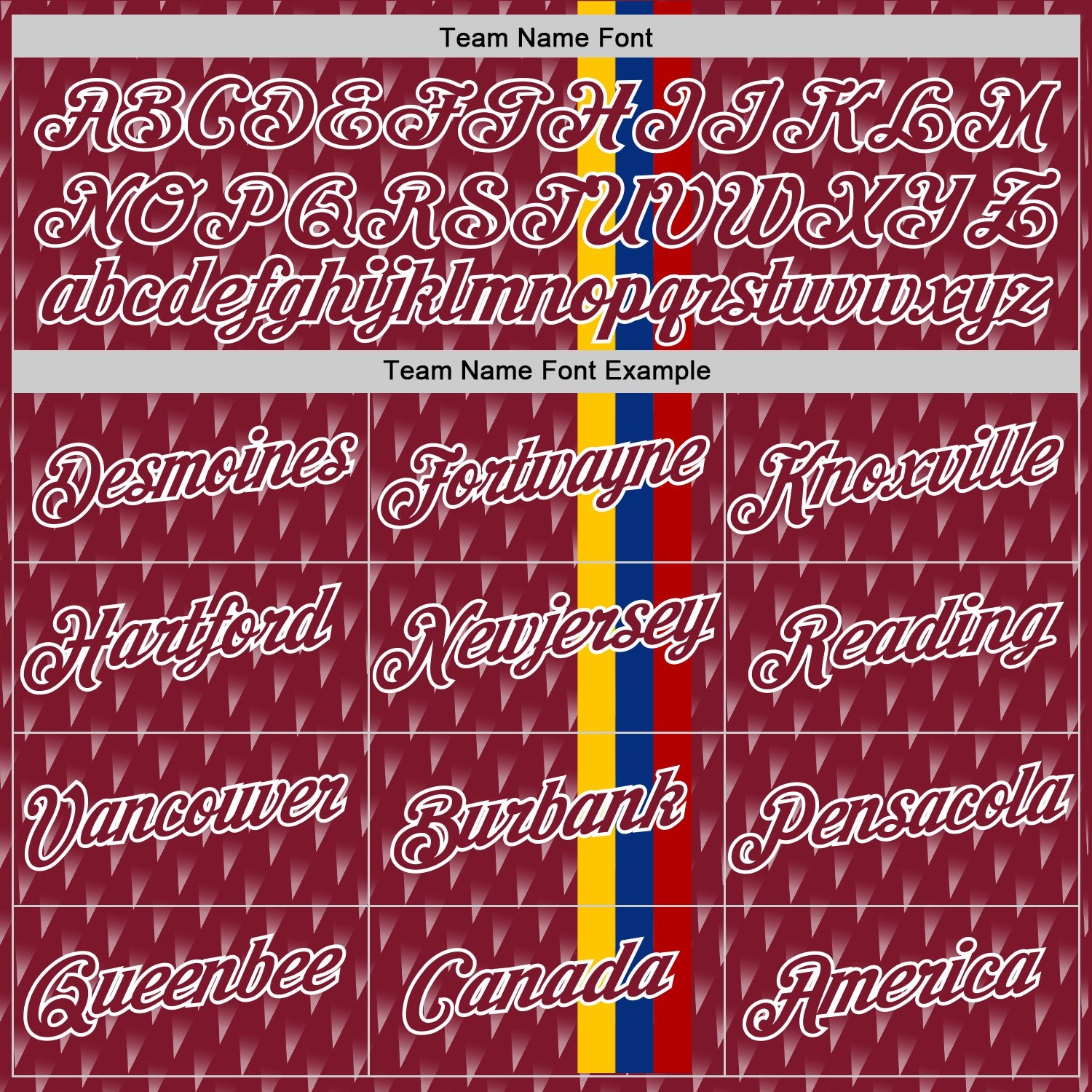 Custom Crimson Yellow Blue-White Colombia Geometric And Stripe Performance T-Shirt view 3