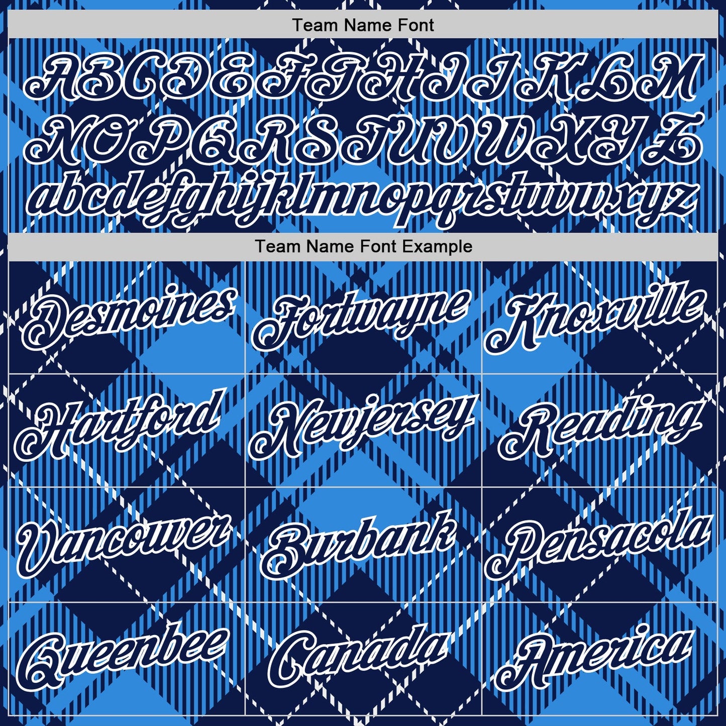 Custom Navy White-Powder Blue Scotland Plaid Performance T-Shirt view 3