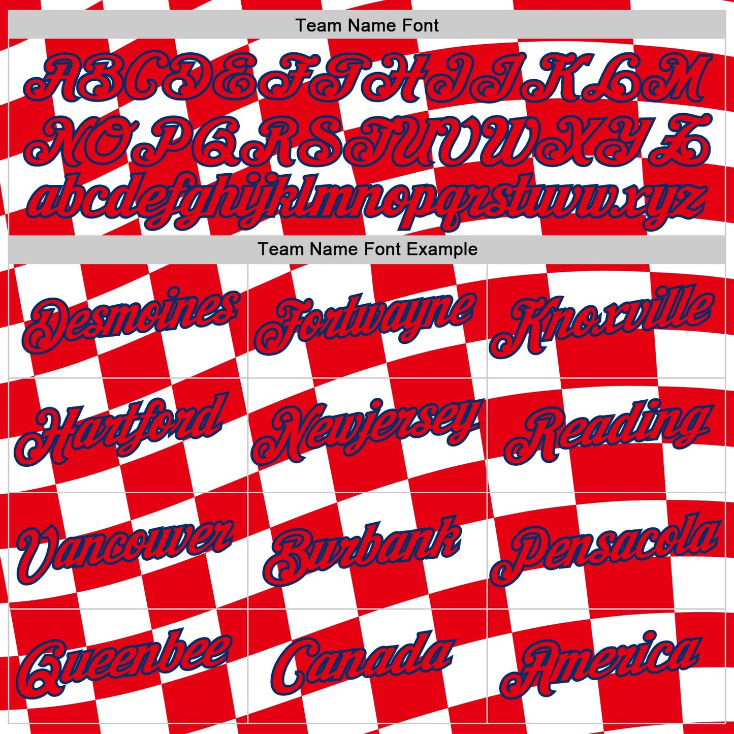 Custom White Fire Red-US Navy Blue Croatia Plaid Performance T-Shirt view 3