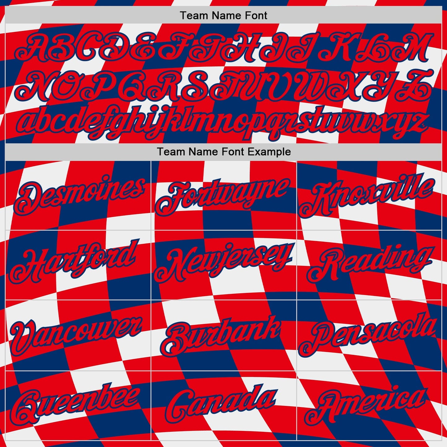 Custom White Fire Red-US Navy Blue Croatia Plaid Performance T-Shirt view 3