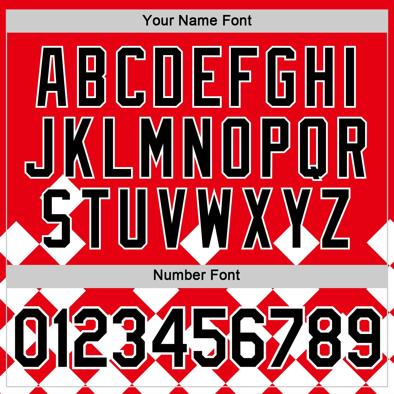 Custom Red Black-White Croatia Rhombus Performance T-Shirt view 4