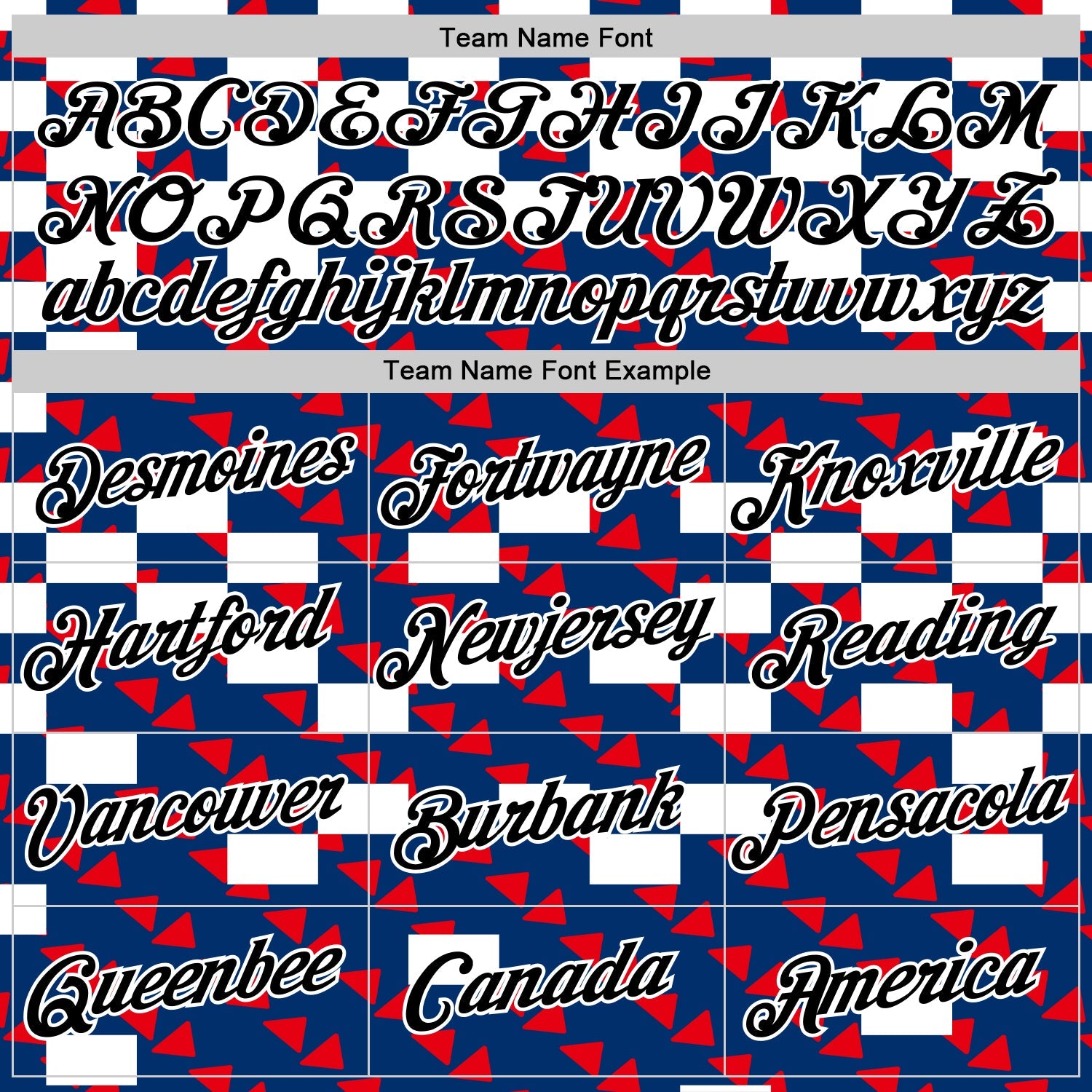 Custom Blue Black White-Red Croatia Geometric Performance T-Shirt view 3
