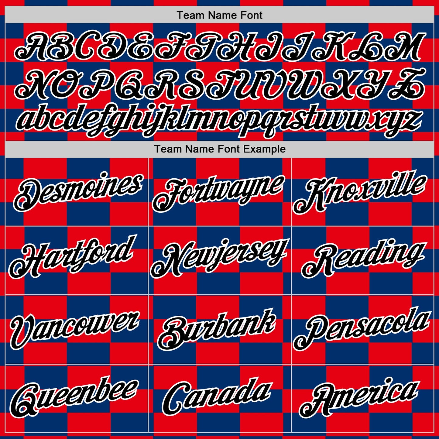 Custom Blue Black White-Red Croatia Plaid Performance T-Shirt view 3